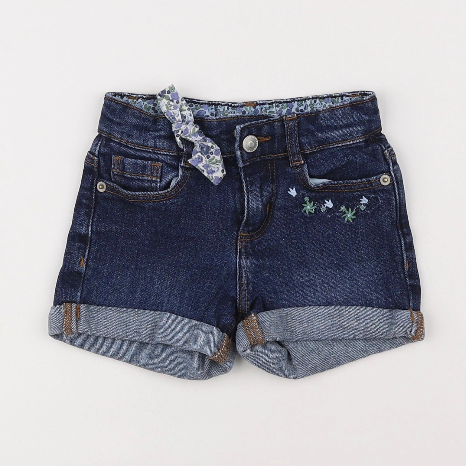 Vertbaudet - short bleu - 4 ans