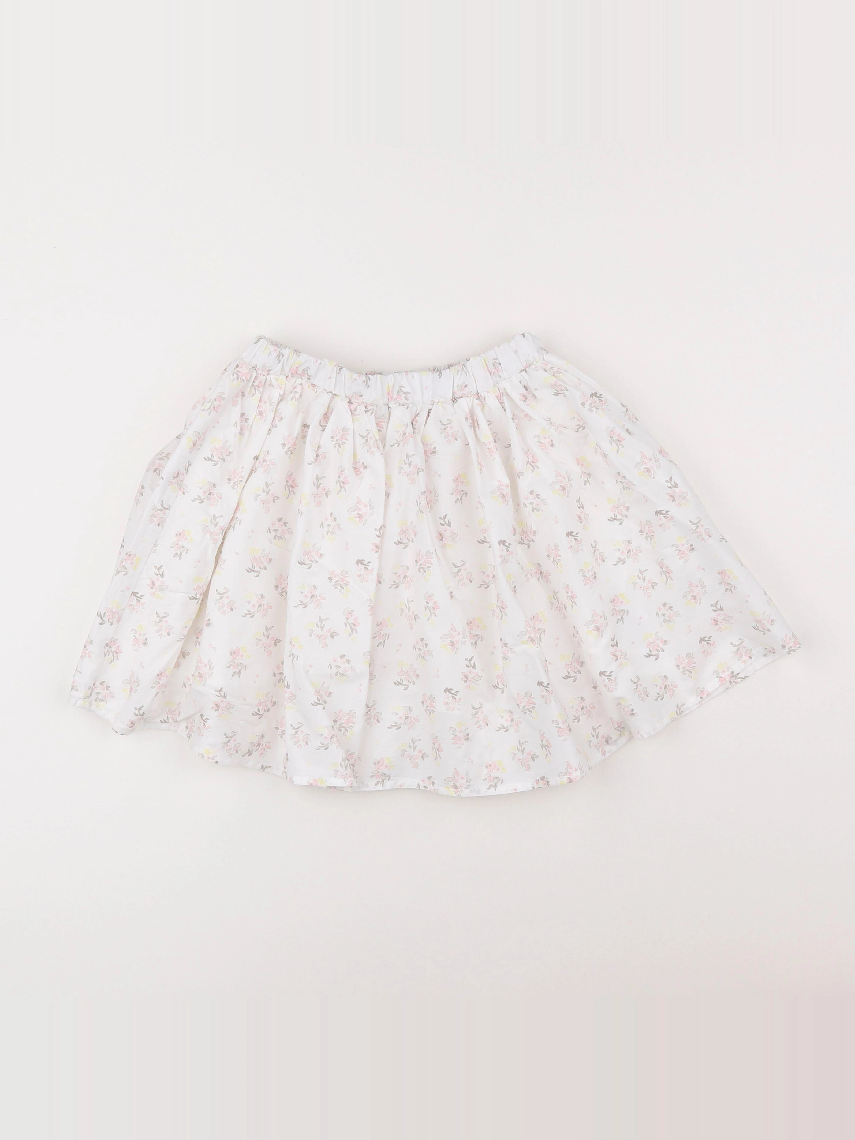 Vertbaudet - jupe blanc - 8 ans