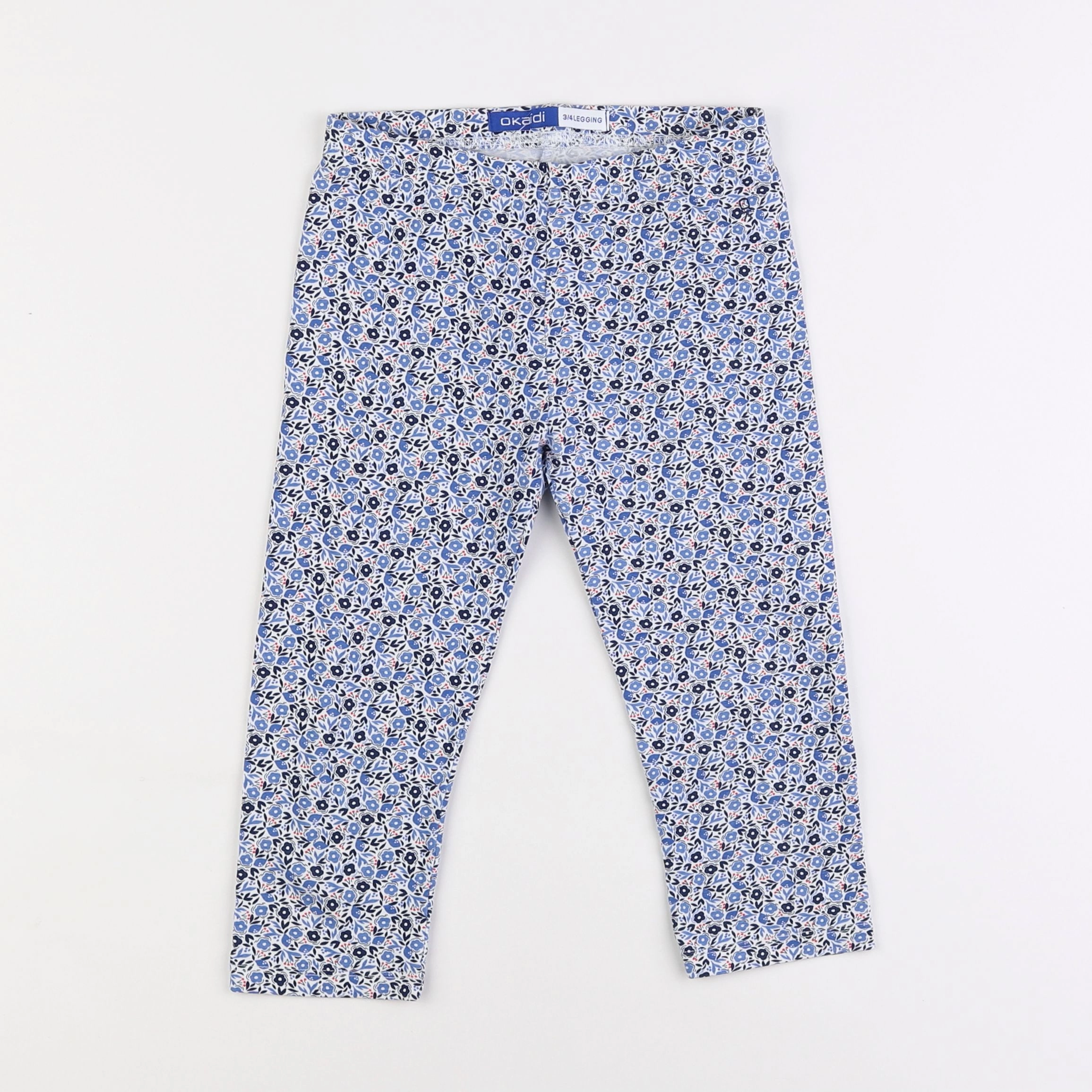 Okaidi - legging court bleu - 8 ans