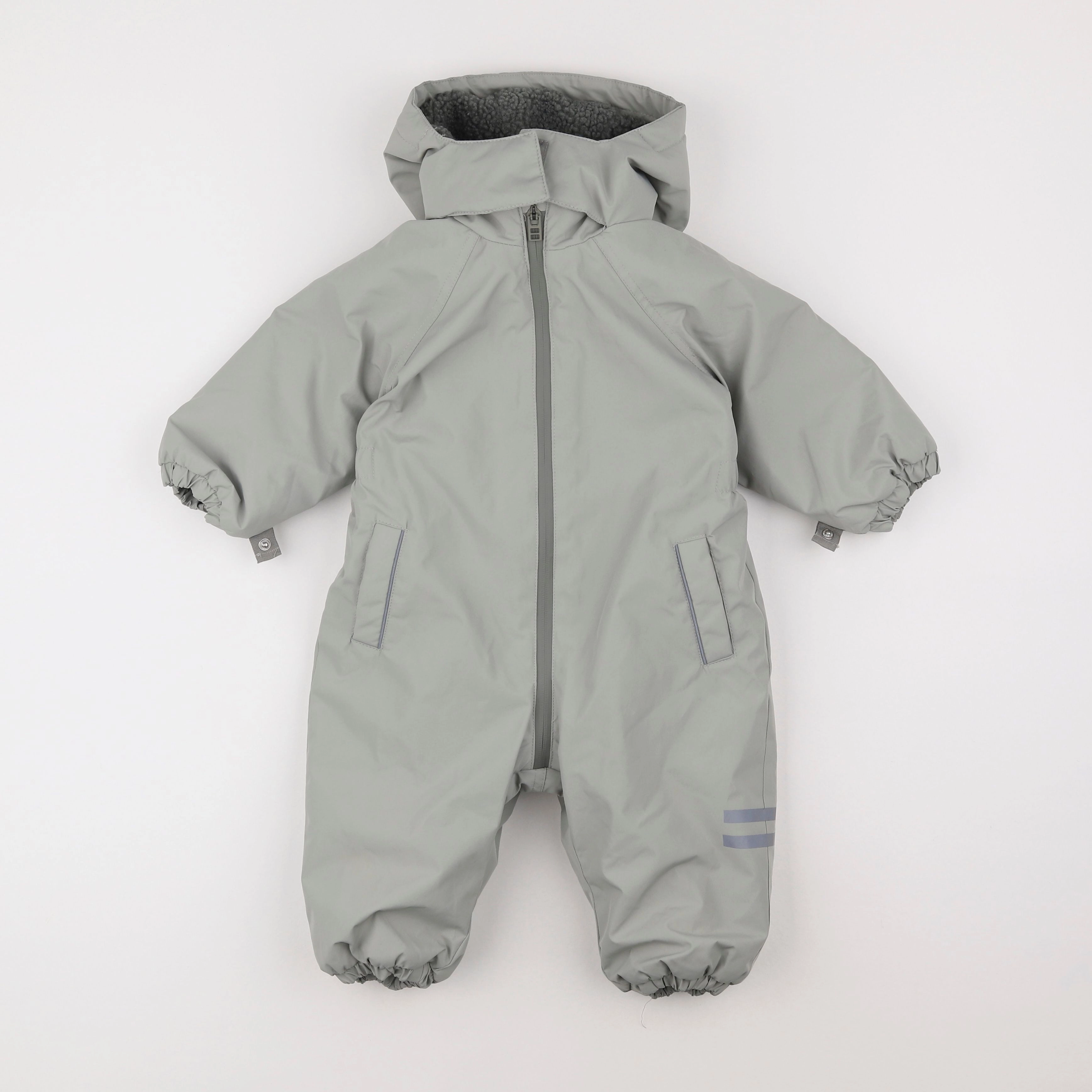 Zara - combi-pilote gris - 12/18 mois