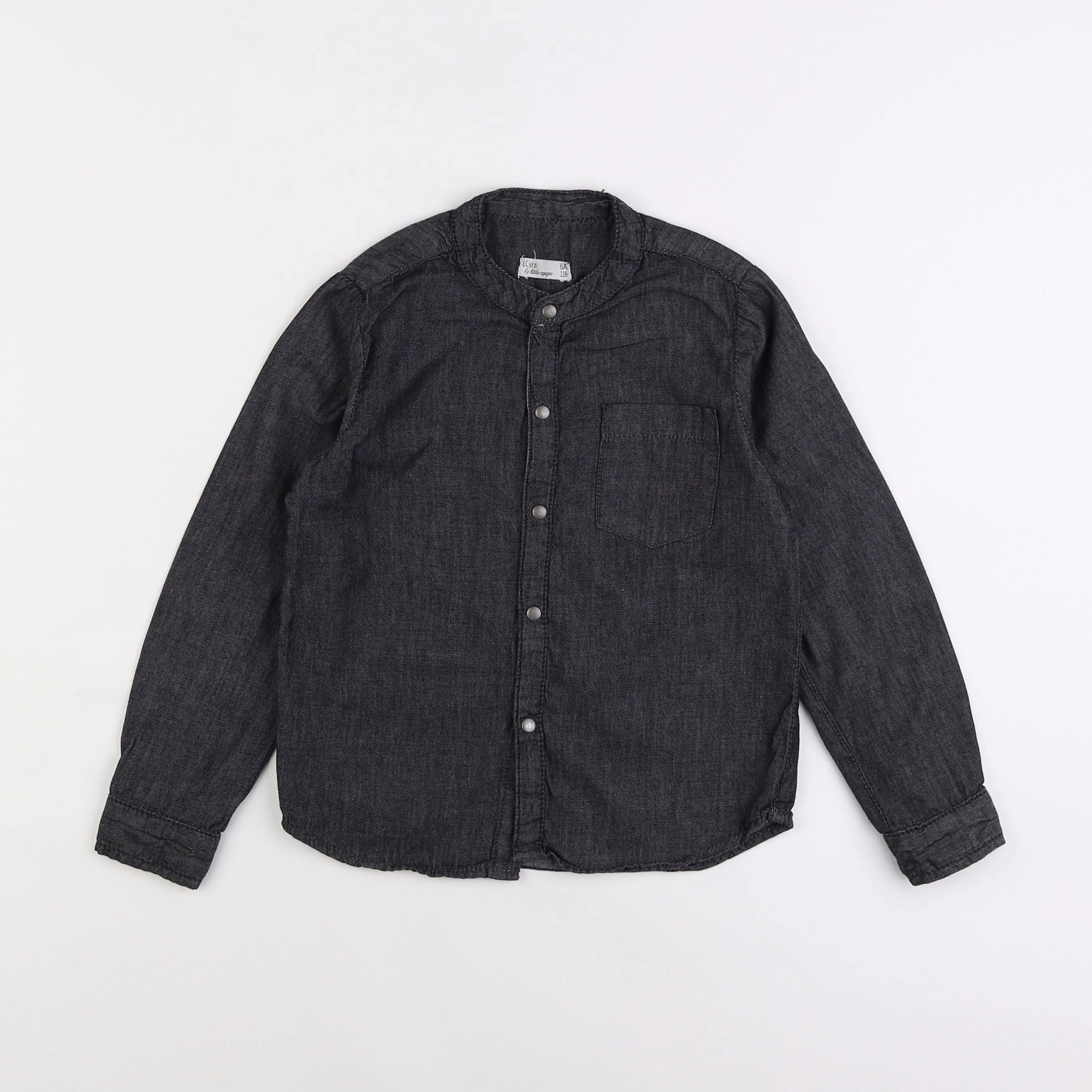 Little Cigogne - chemise gris - 6 ans