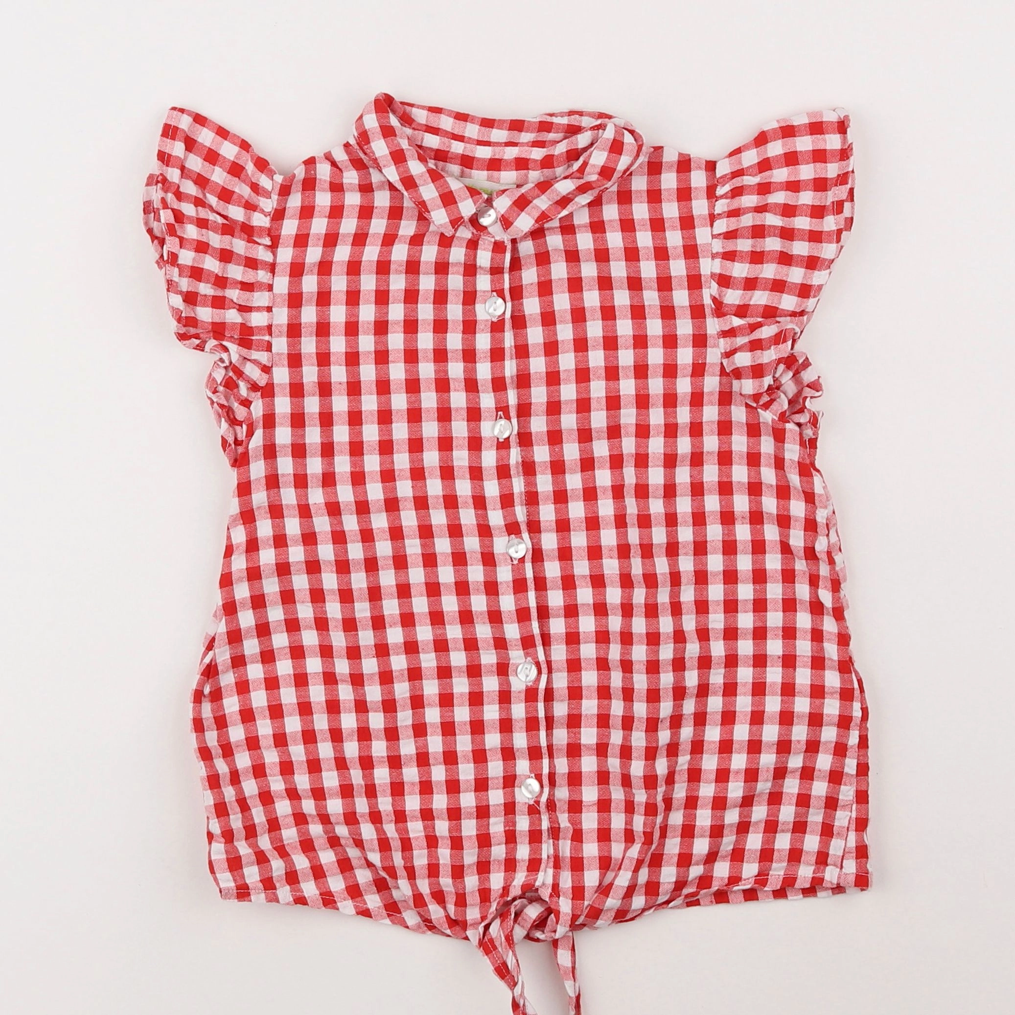 Vertbaudet - blouse rouge - 4 ans