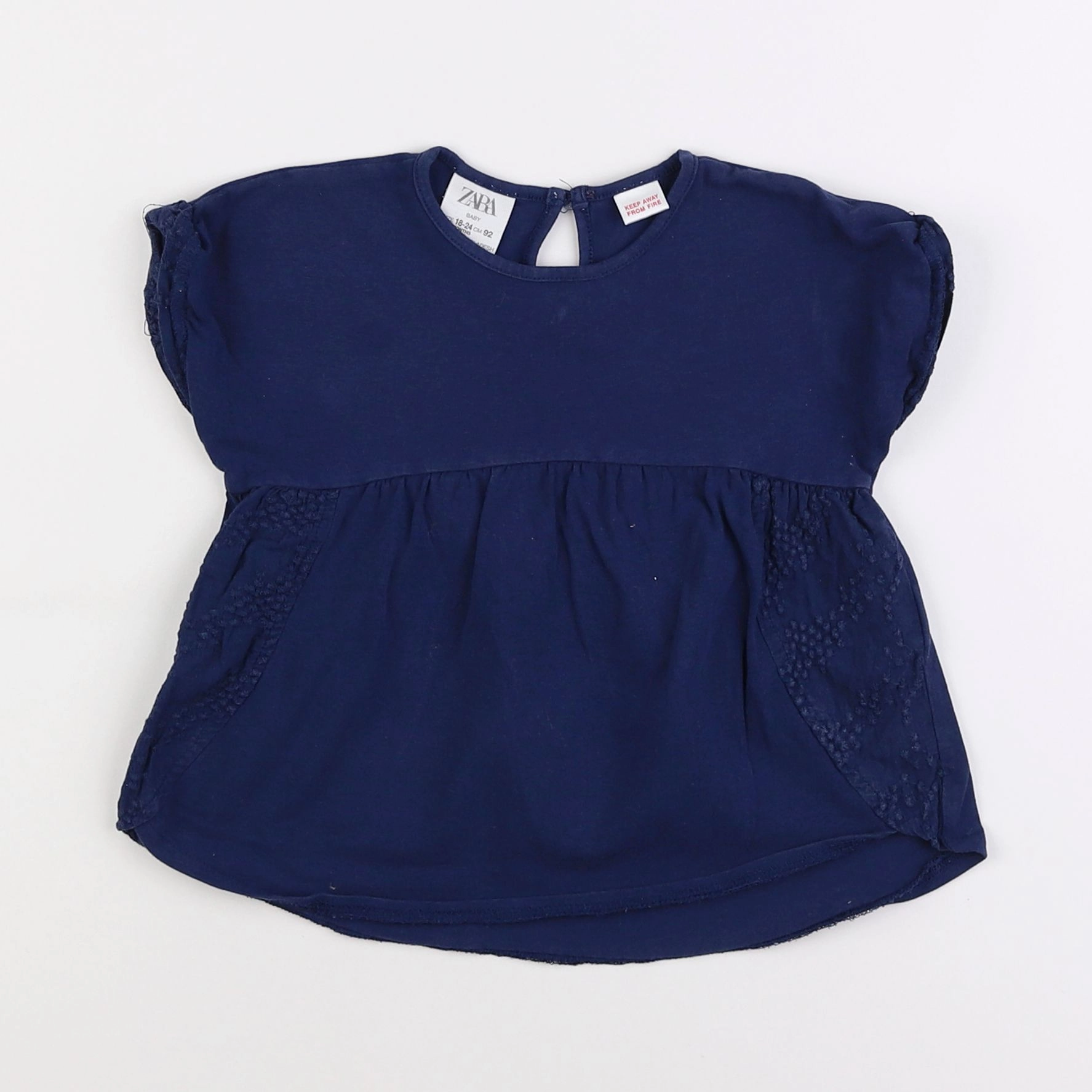 Zara - tee-shirt bleu - 18 mois à 2 ans