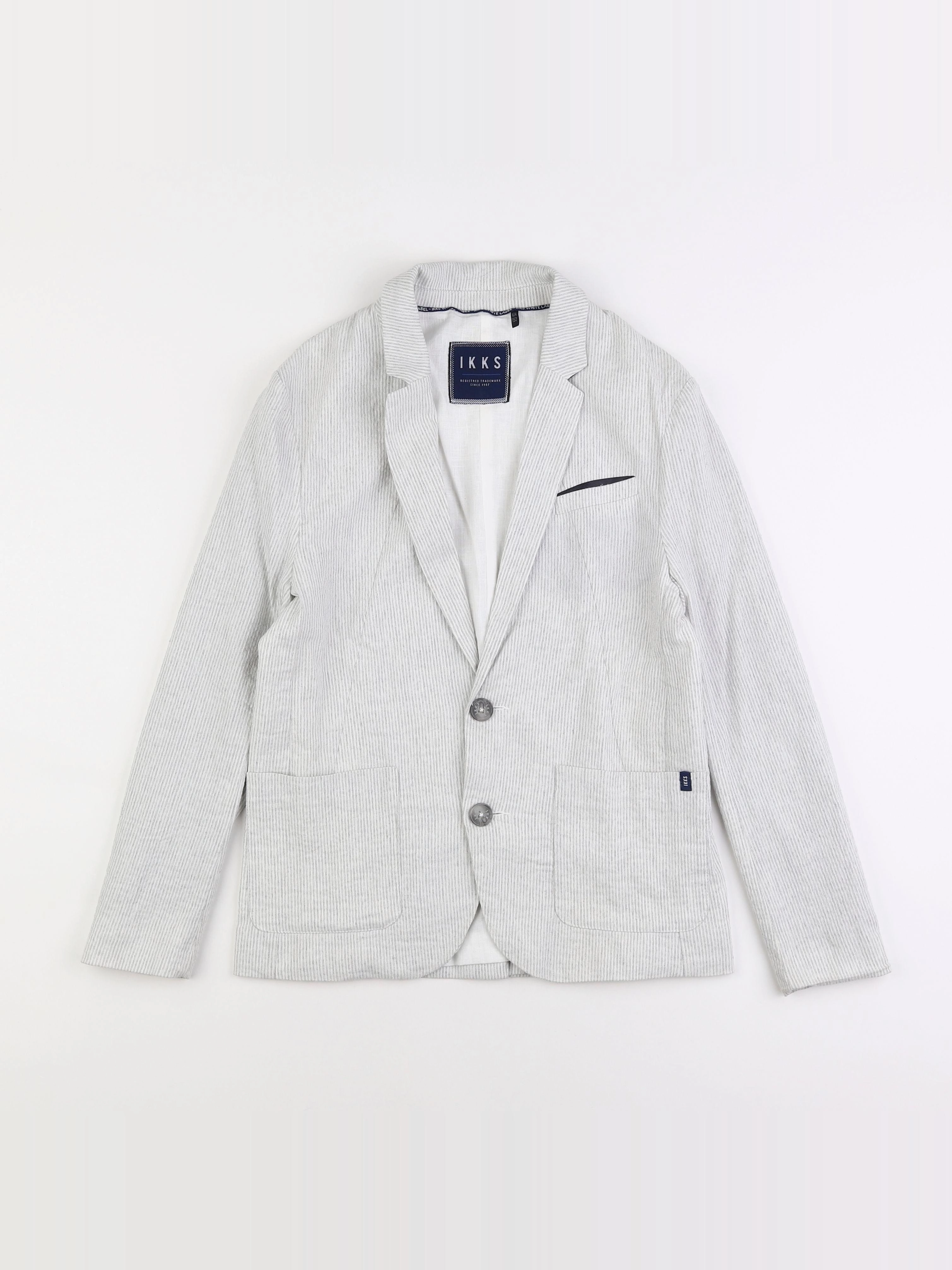 IKKS - veste gris - 12 ans