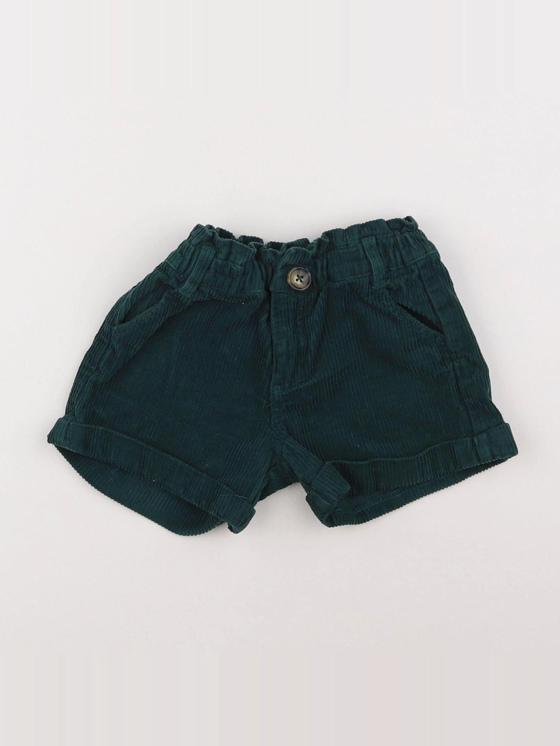 Vertbaudet - short vert - 2 ans