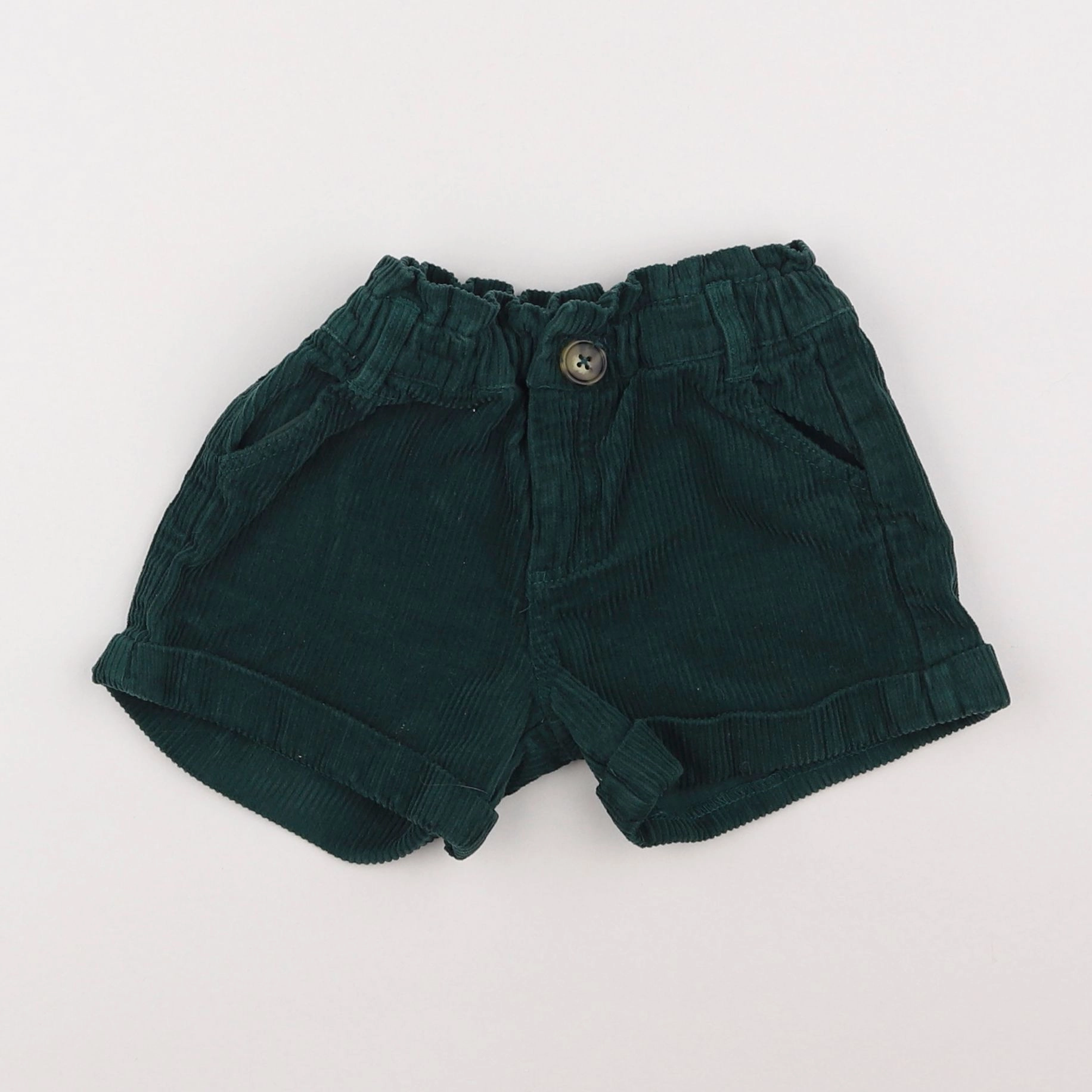 Vertbaudet - short vert - 2 ans