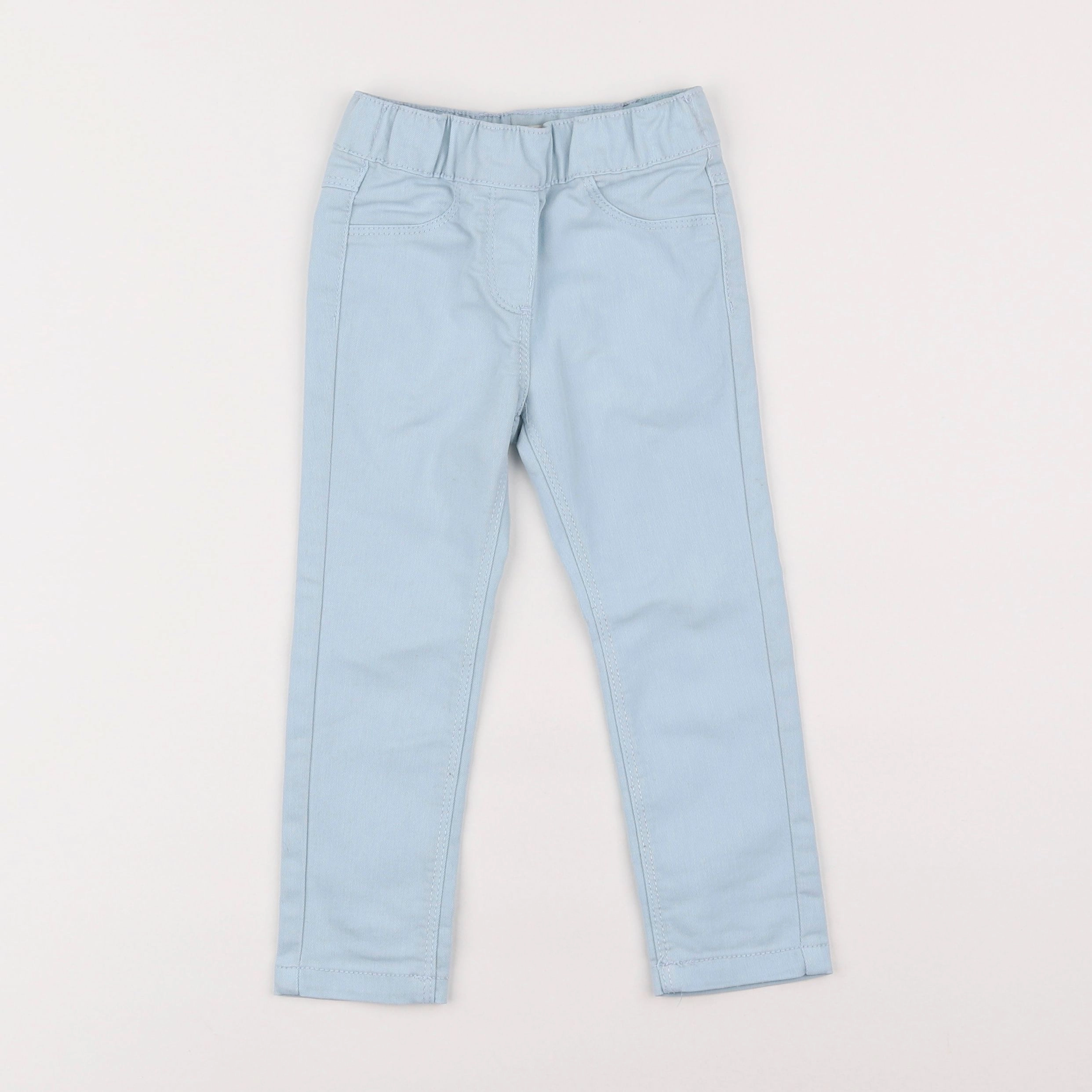 Vertbaudet - jegging bleu - 2 ans