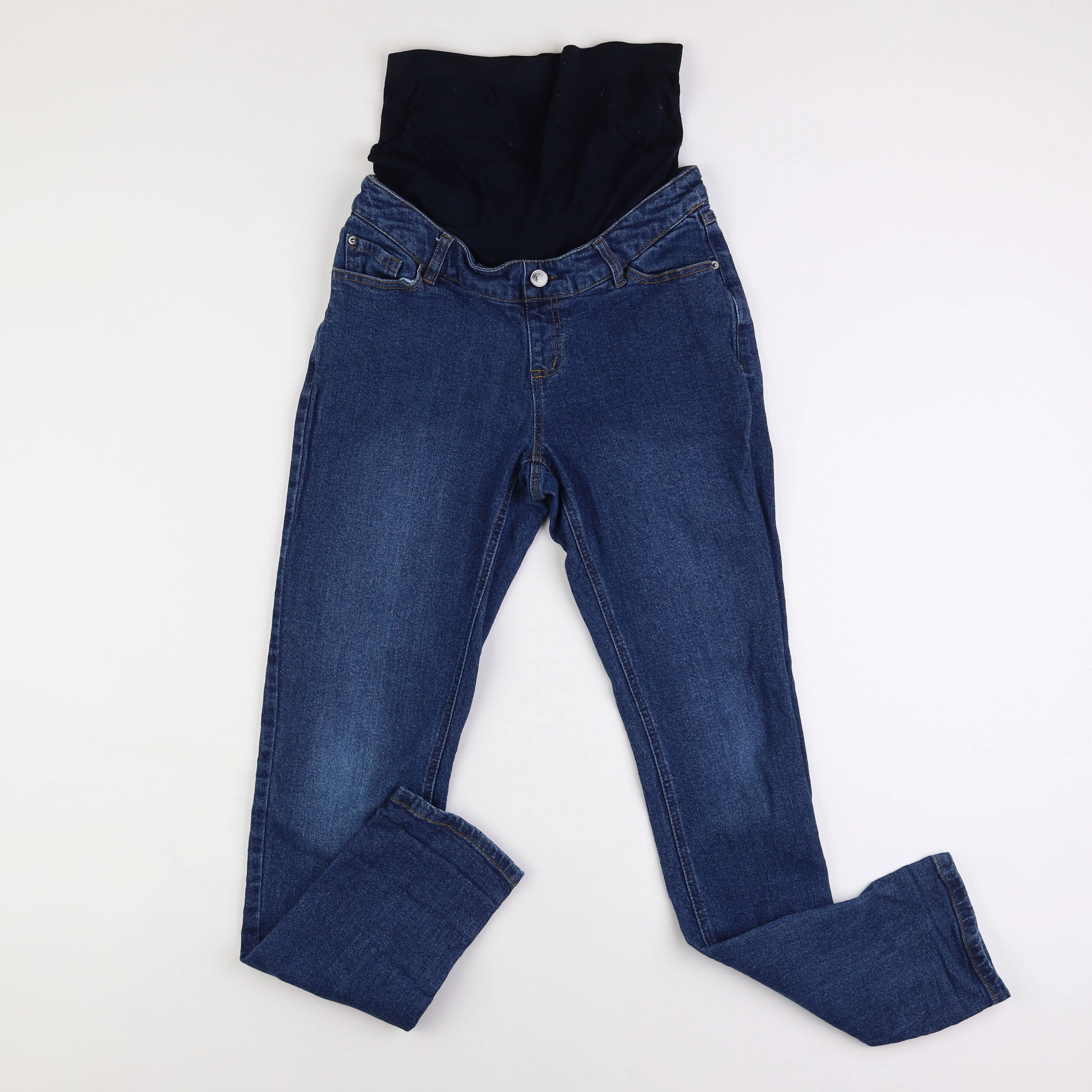 Vertbaudet - jean grossesse bleu - 34