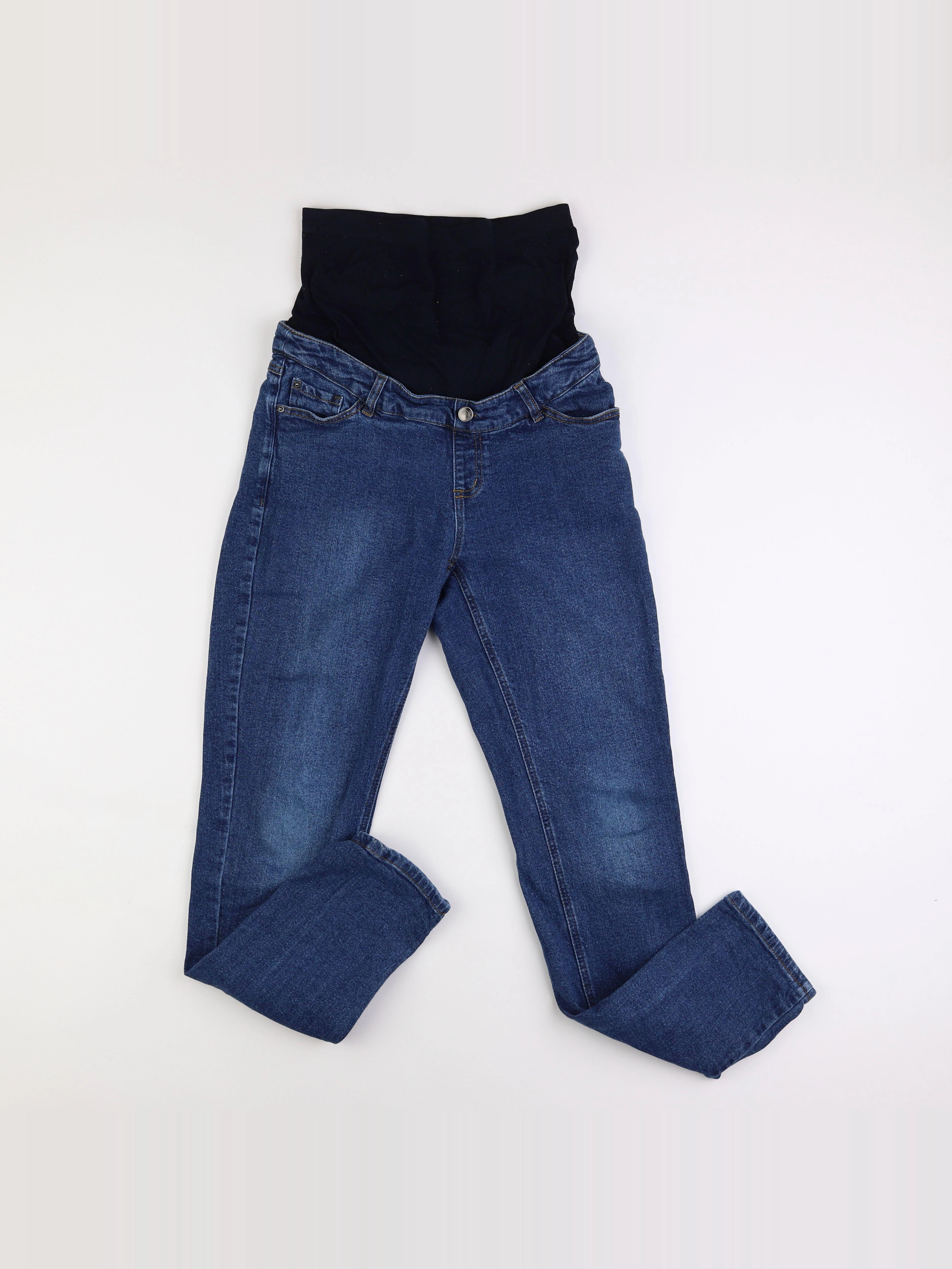 Vertbaudet - jean grossesse bleu - 34