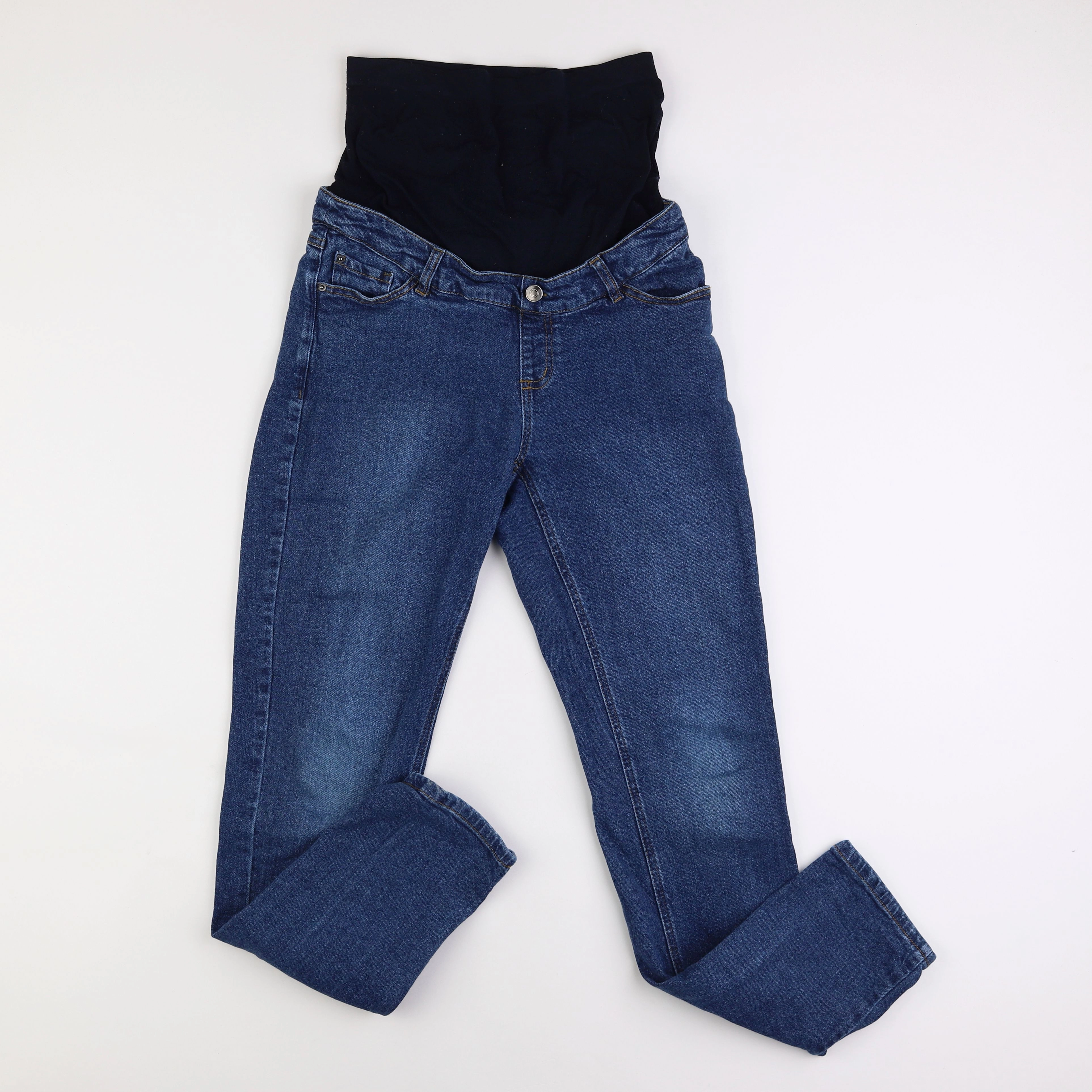Vertbaudet - jean grossesse bleu - 34