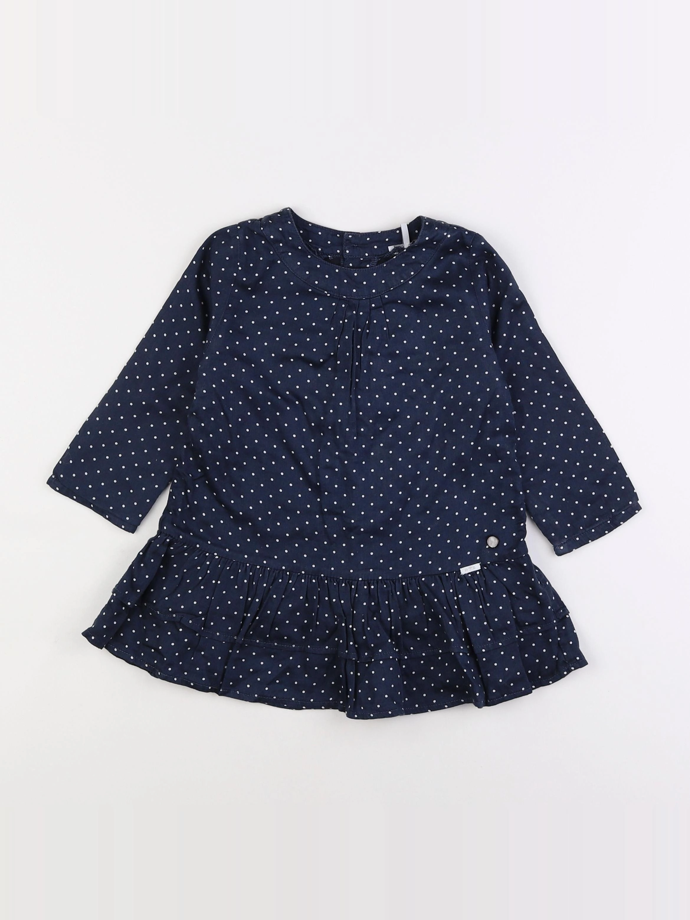 IKKS - robe bleu - 2 ans