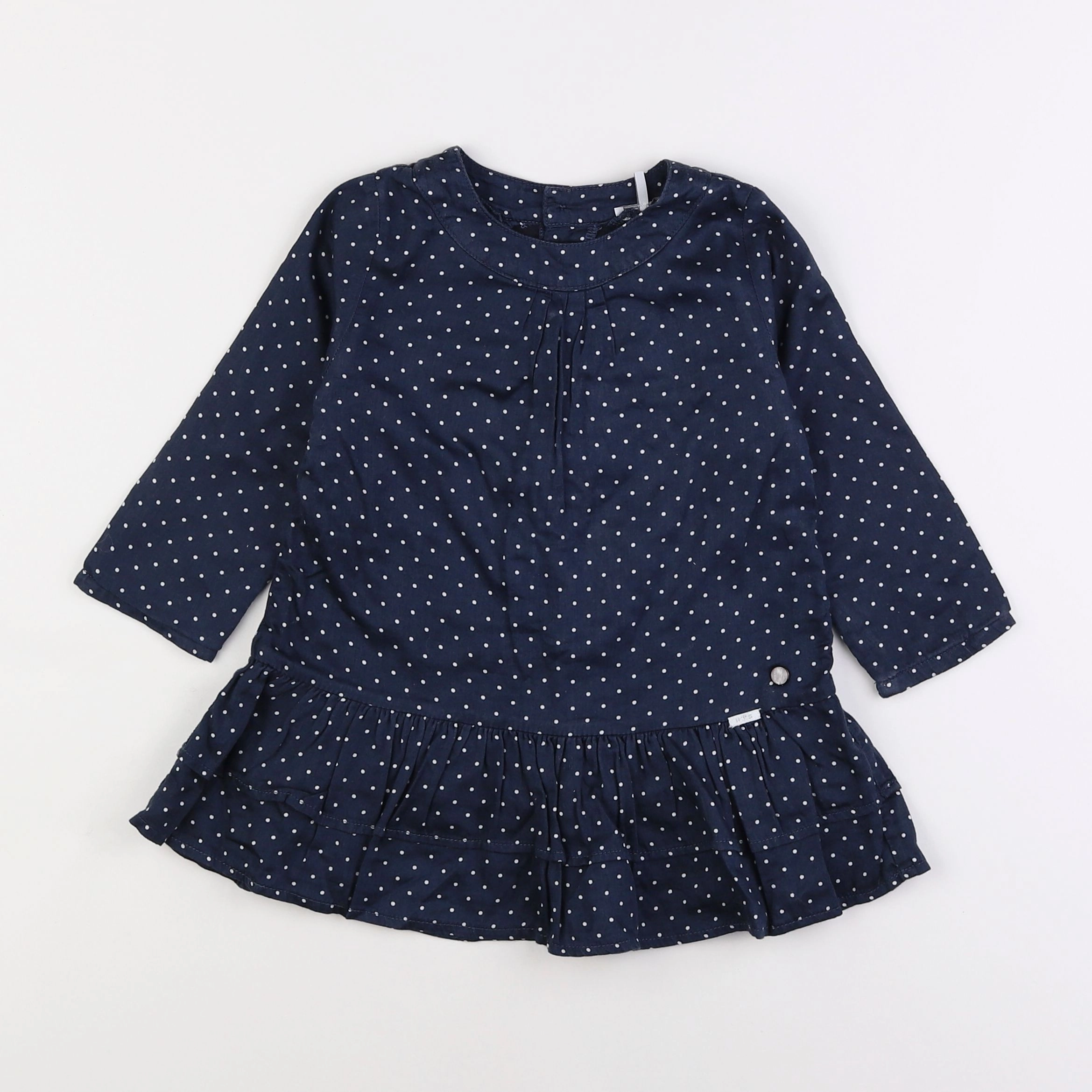 IKKS - robe bleu - 2 ans