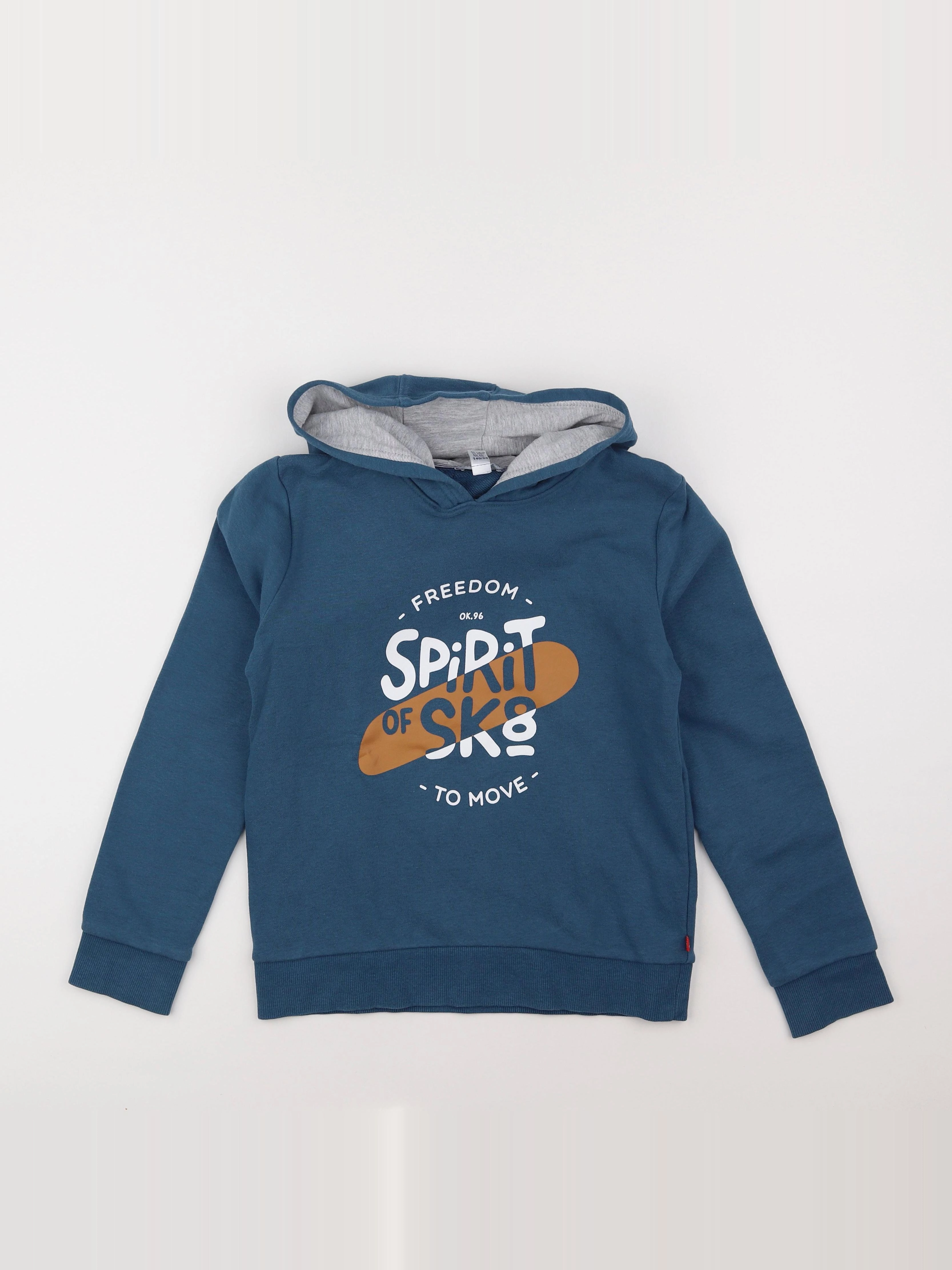 Okaidi - sweat bleu - 10 ans