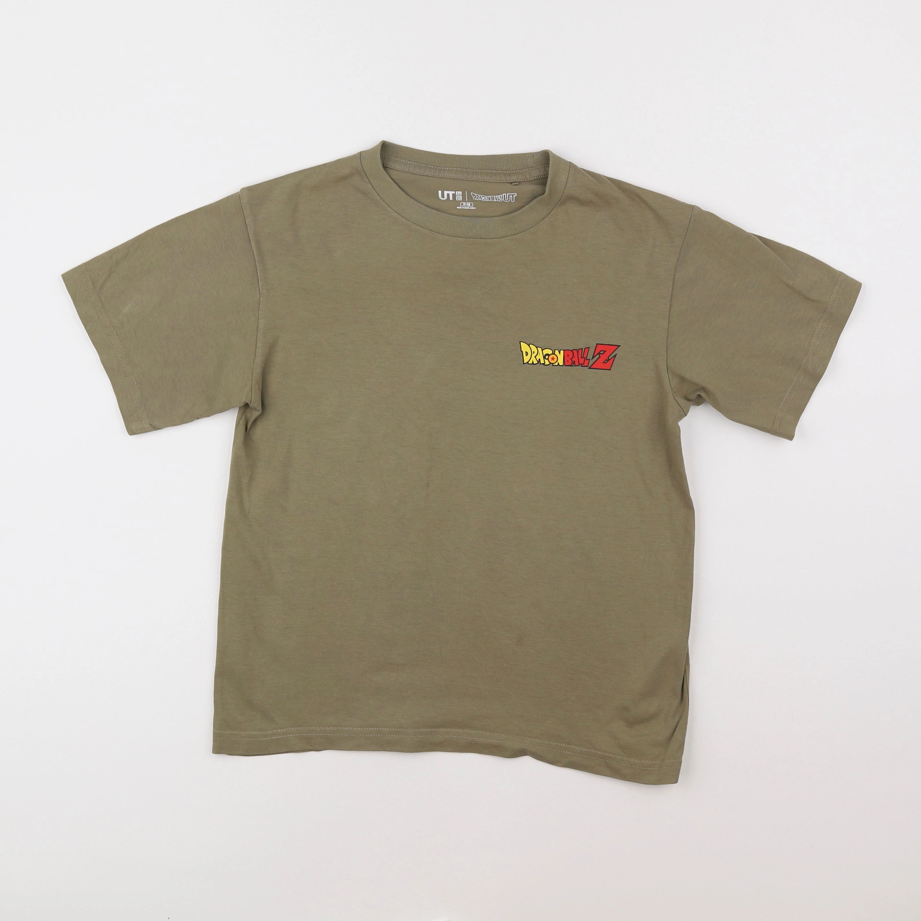 Uniqlo - tee-shirt marron - 9/10 ans