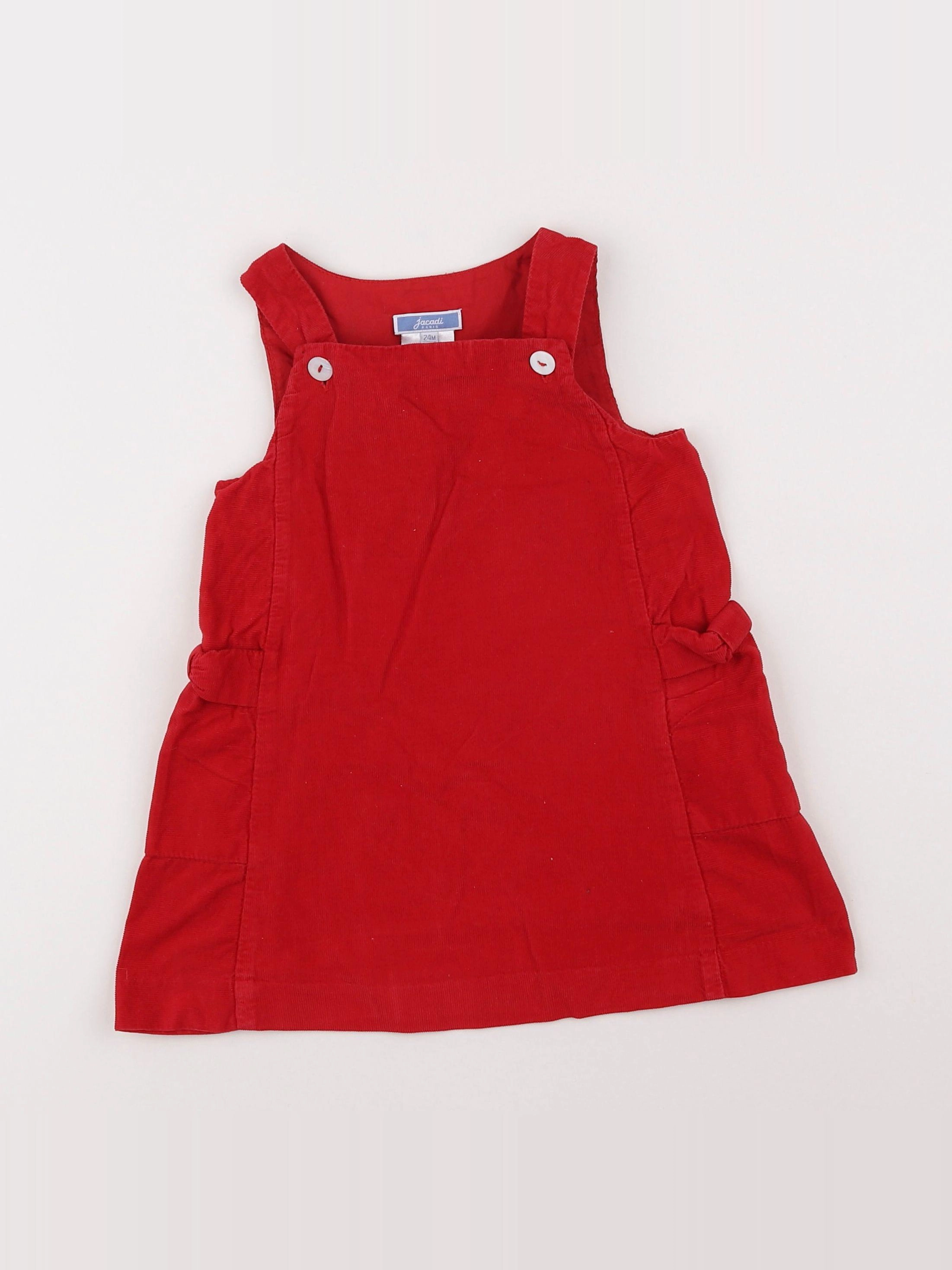 Jacadi - robe rouge - 2 ans