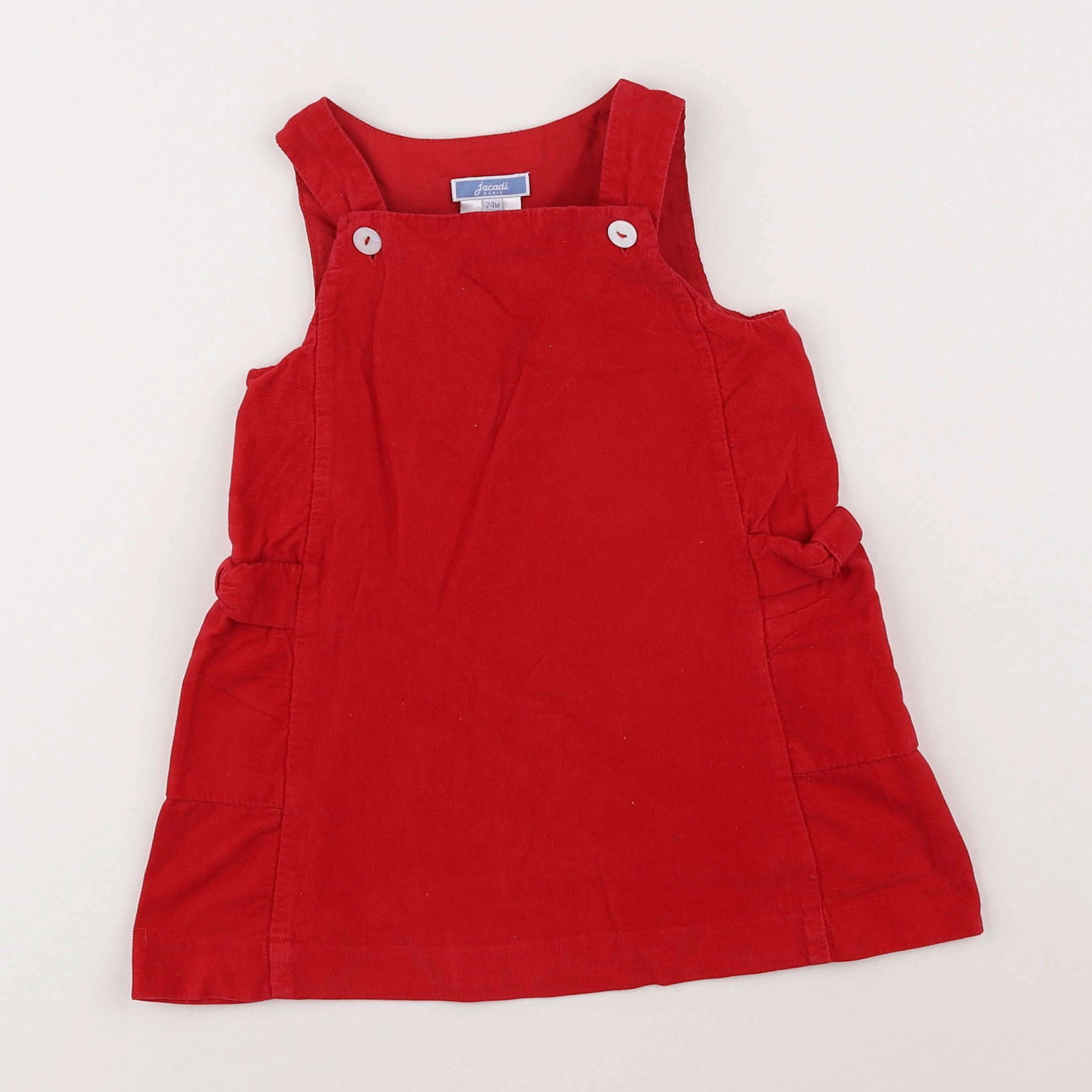 Jacadi - robe rouge - 2 ans
