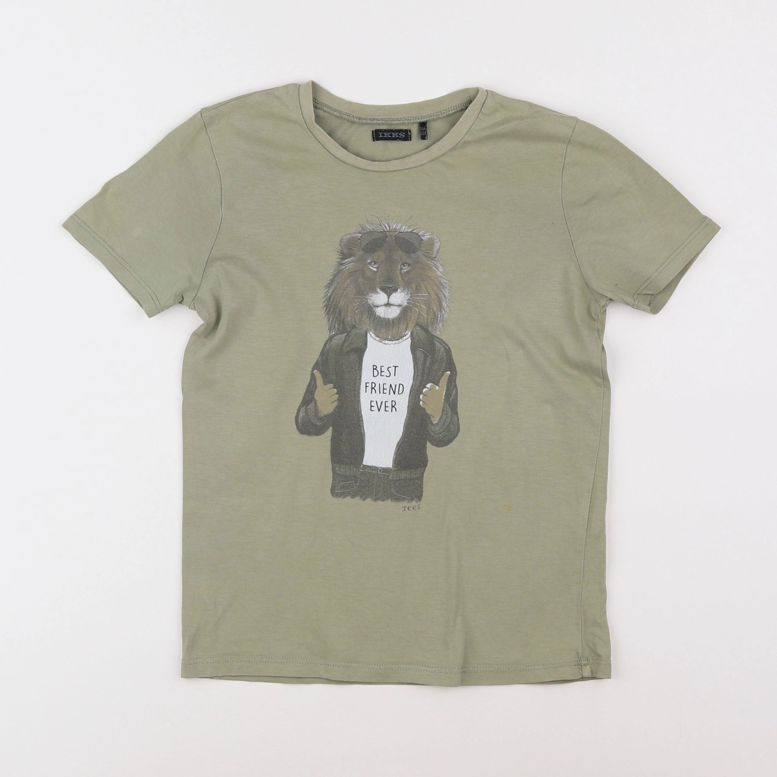 IKKS - tee-shirt vert - 8 ans