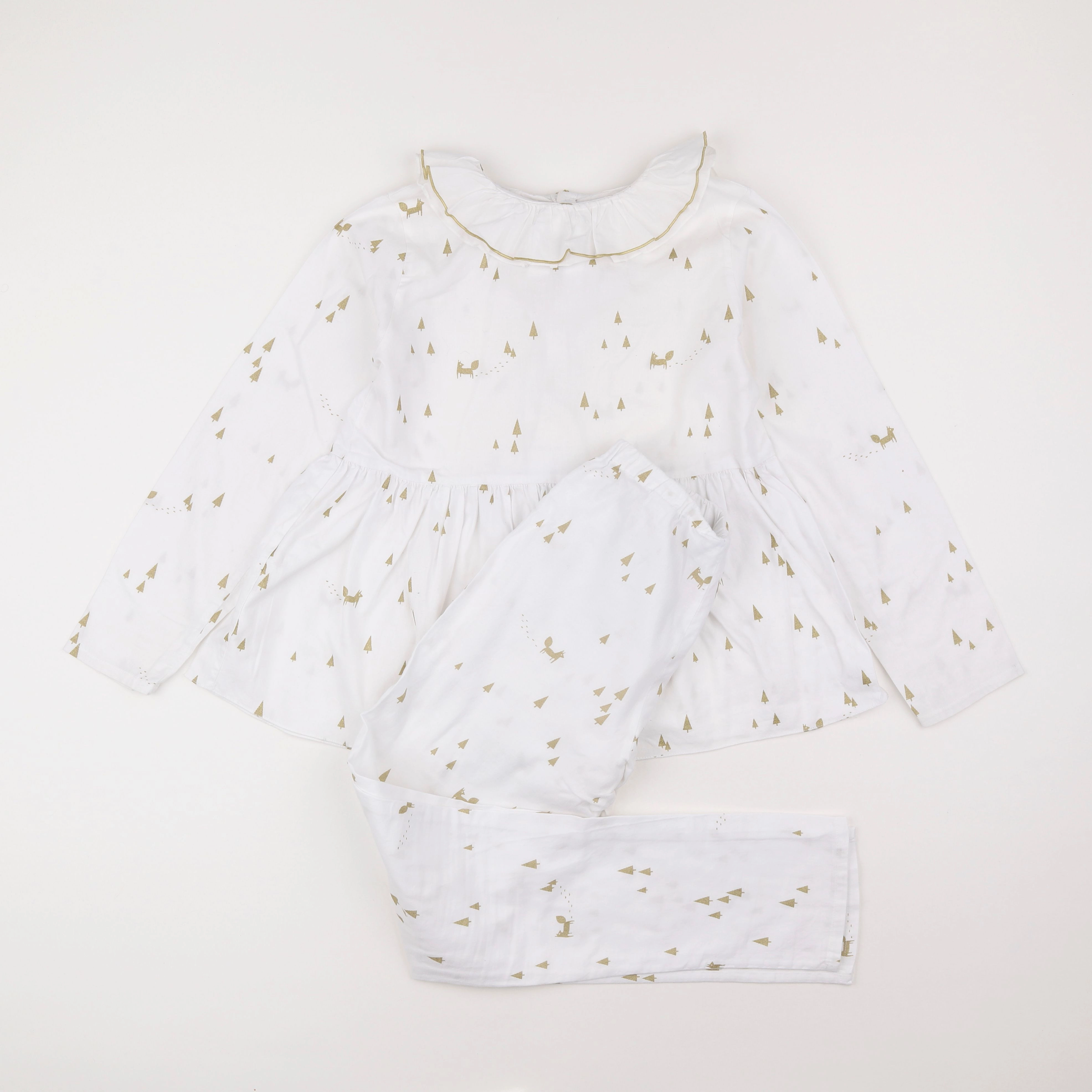 Jacadi - pyjama coton blanc - 12 ans