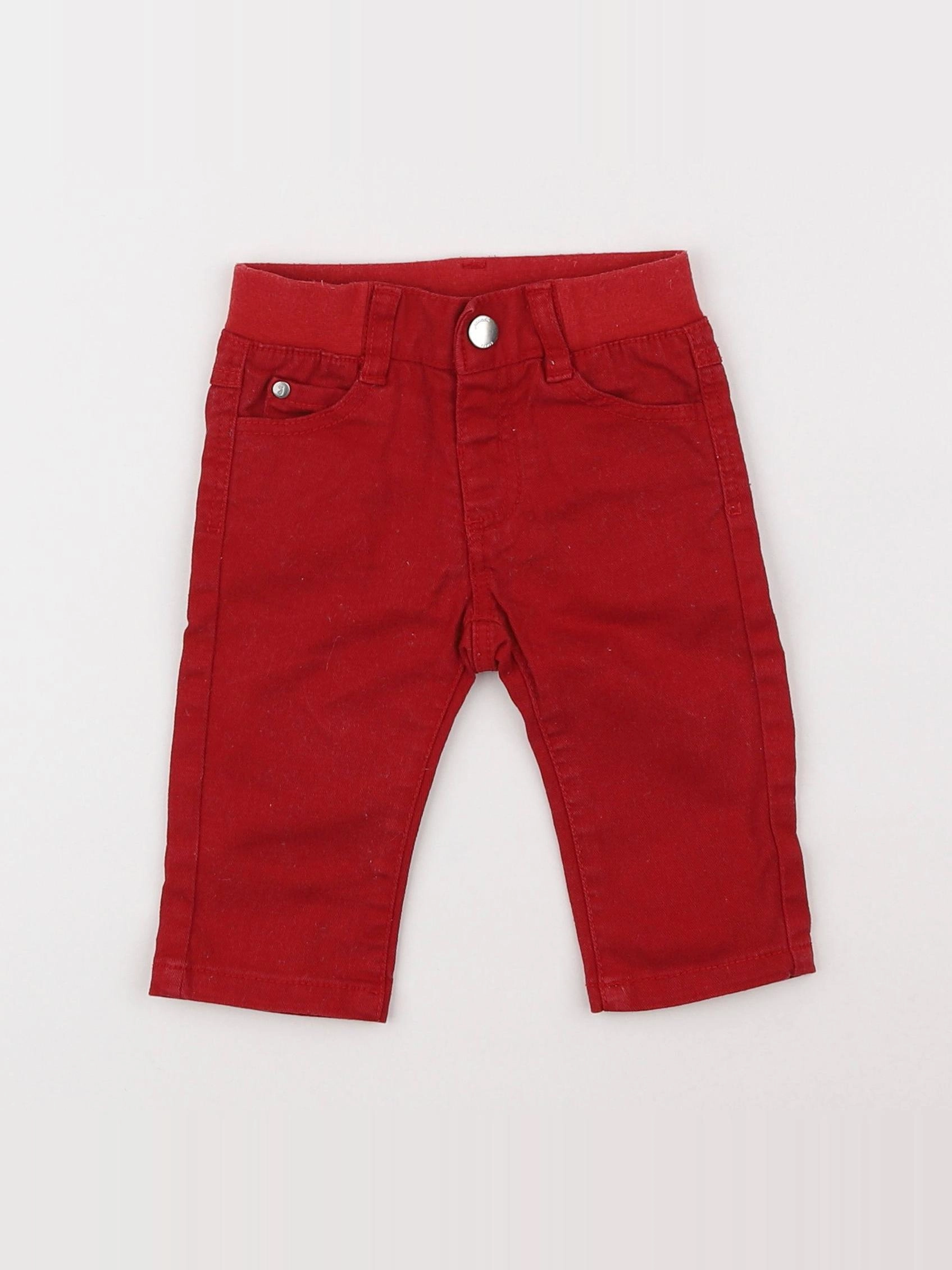 Jacadi - pantalon rouge - 6 mois