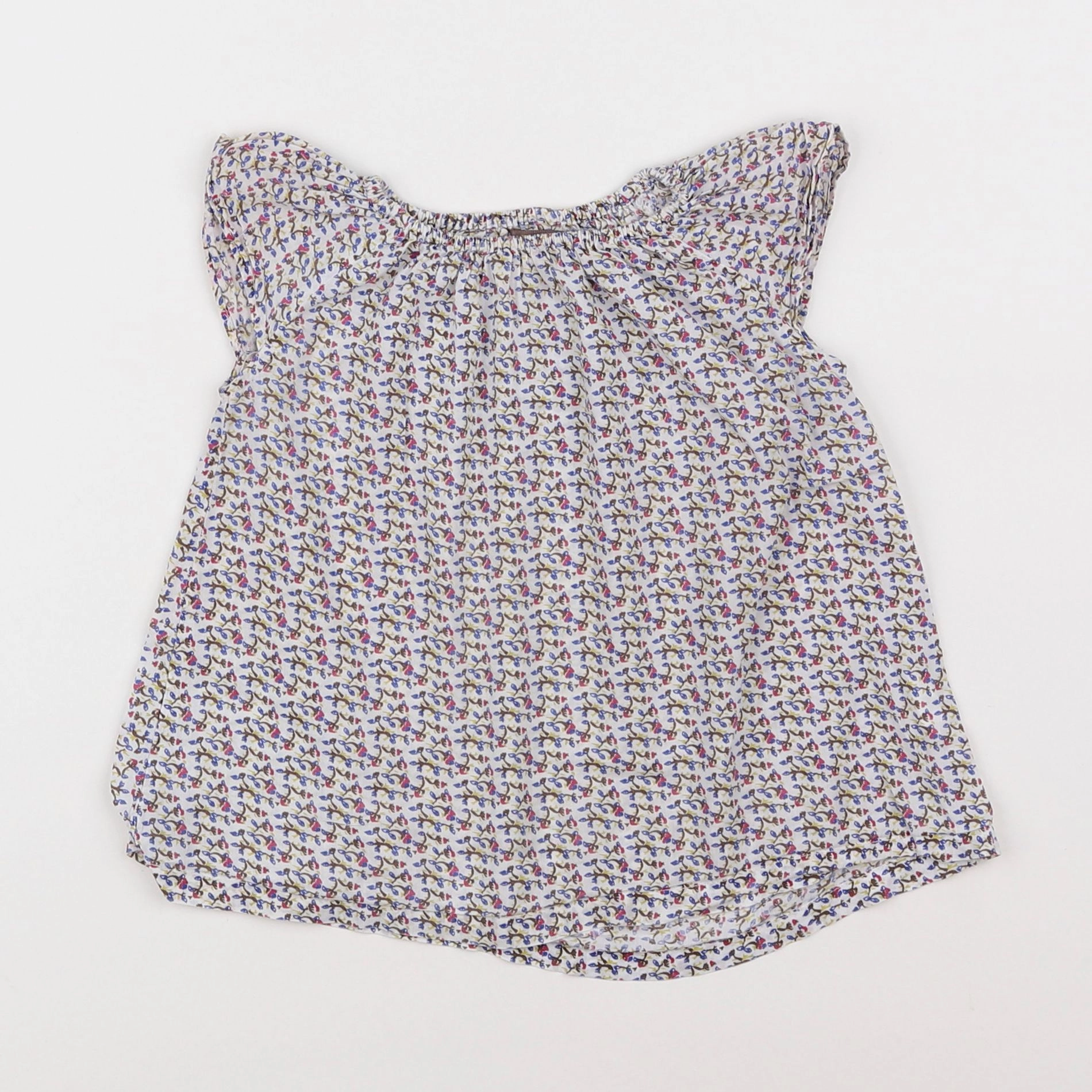 Boutchou - blouse multicolore - 2 ans