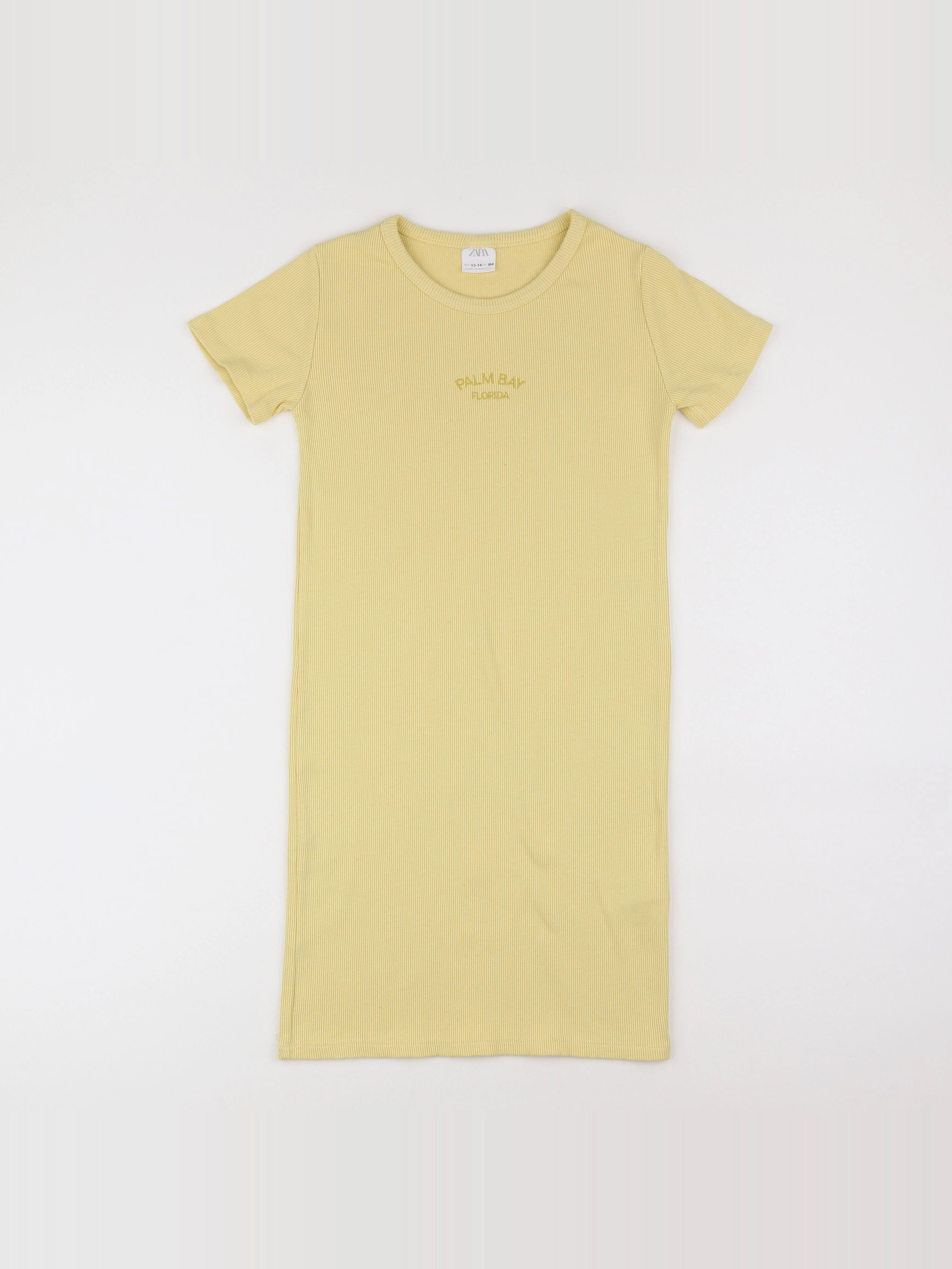 Zara - robe jaune - 13/14 ans