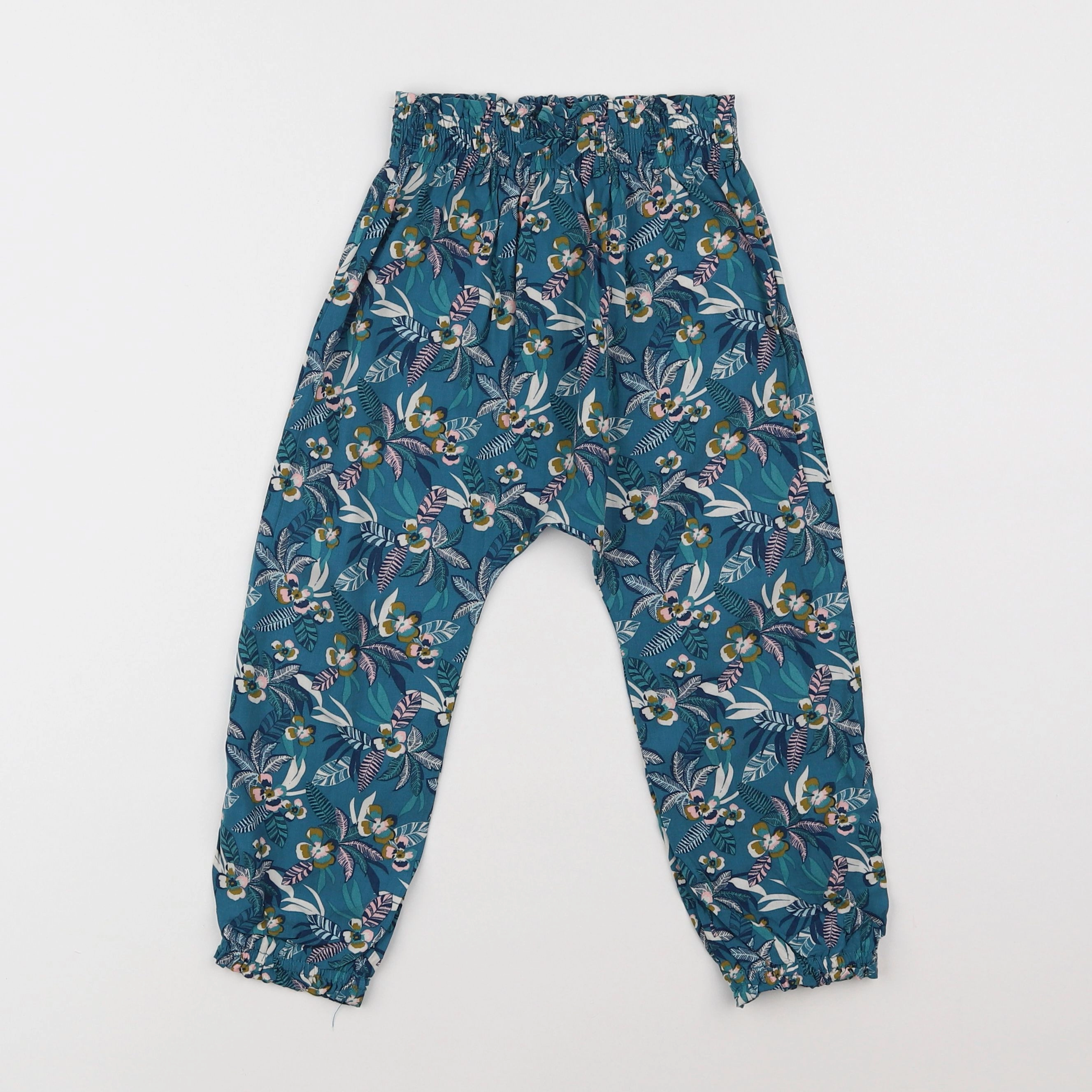 Vertbaudet - pantalon bleu - 3 ans