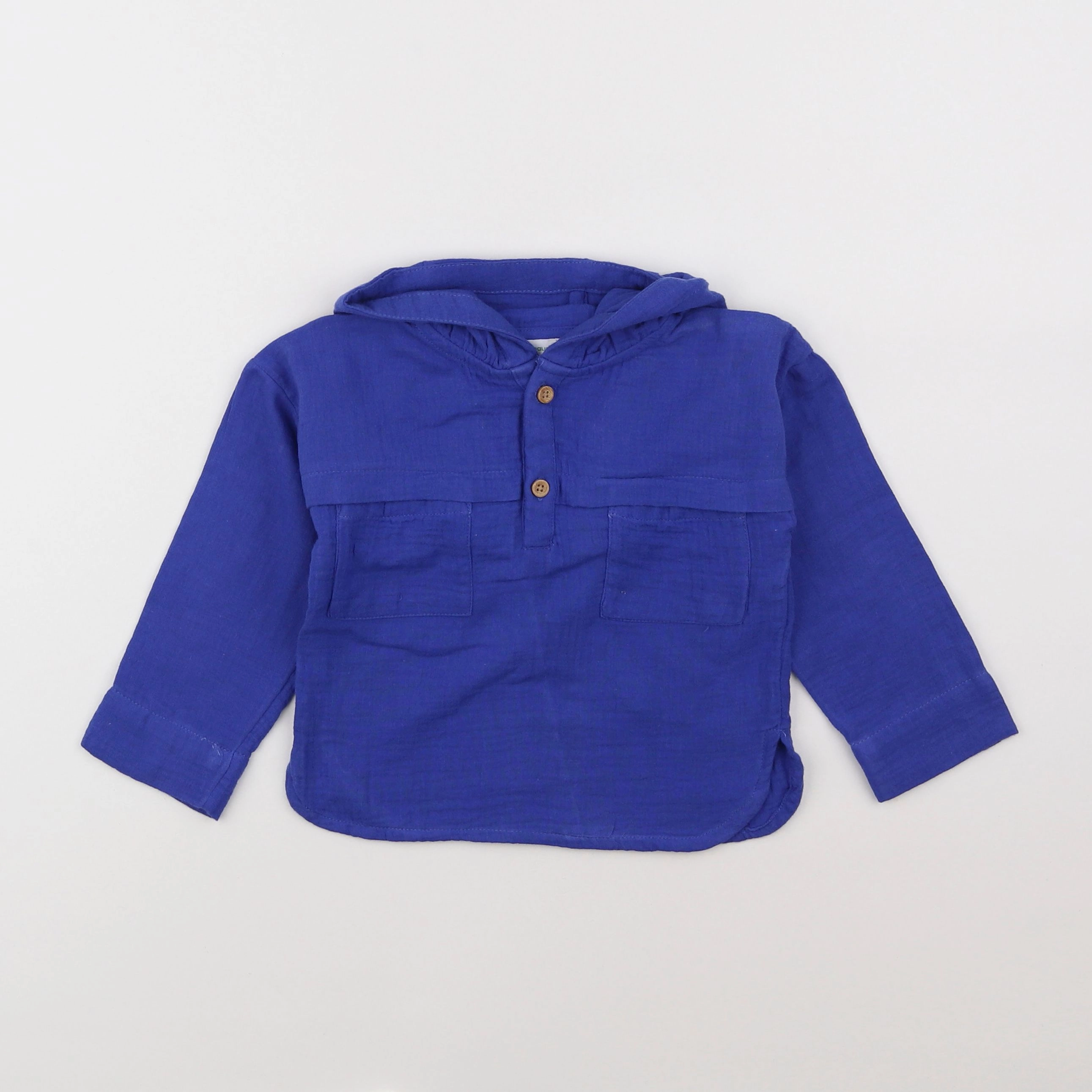 Vertbaudet - blouse bleu - 18 mois