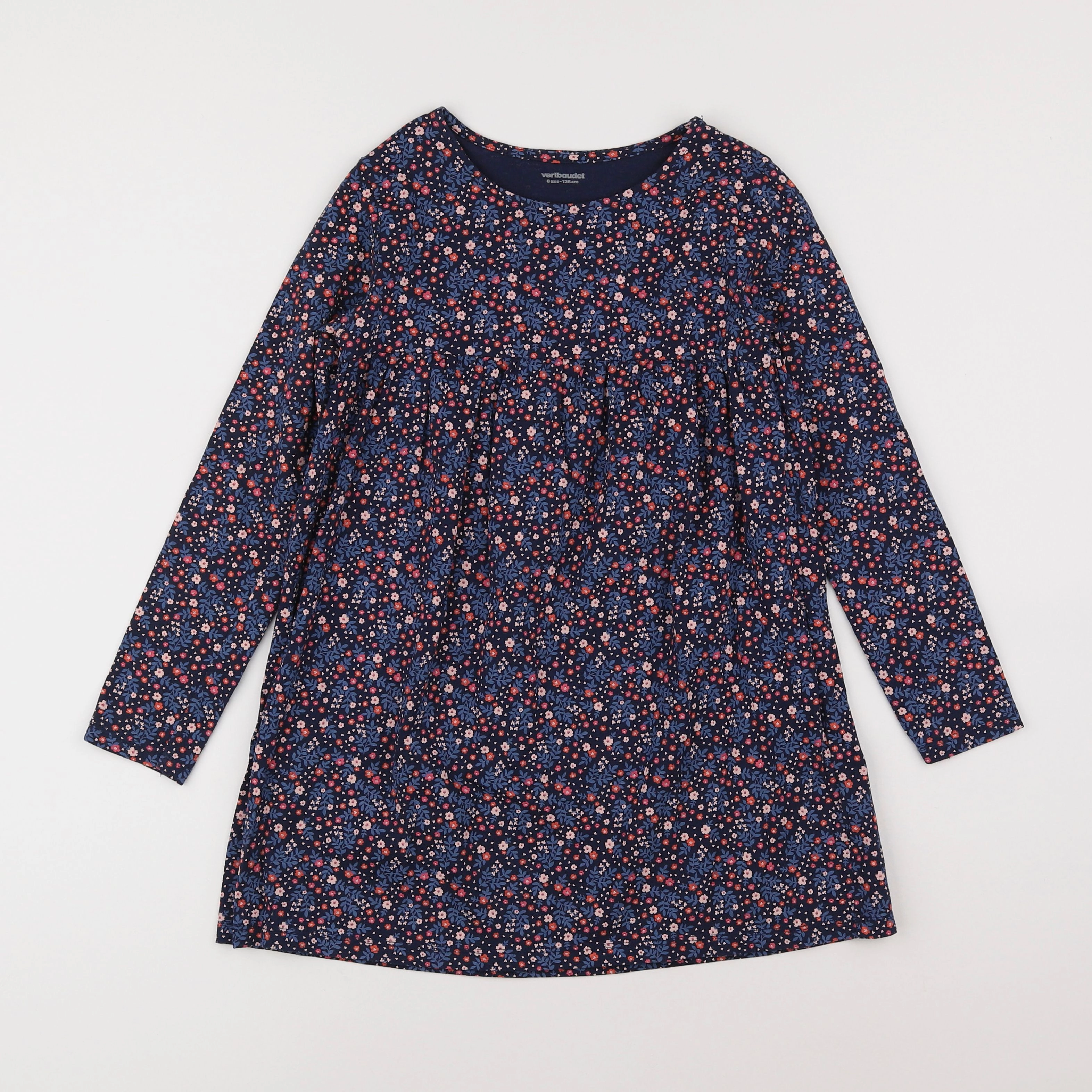 Vertbaudet - robe bleu - 8 ans