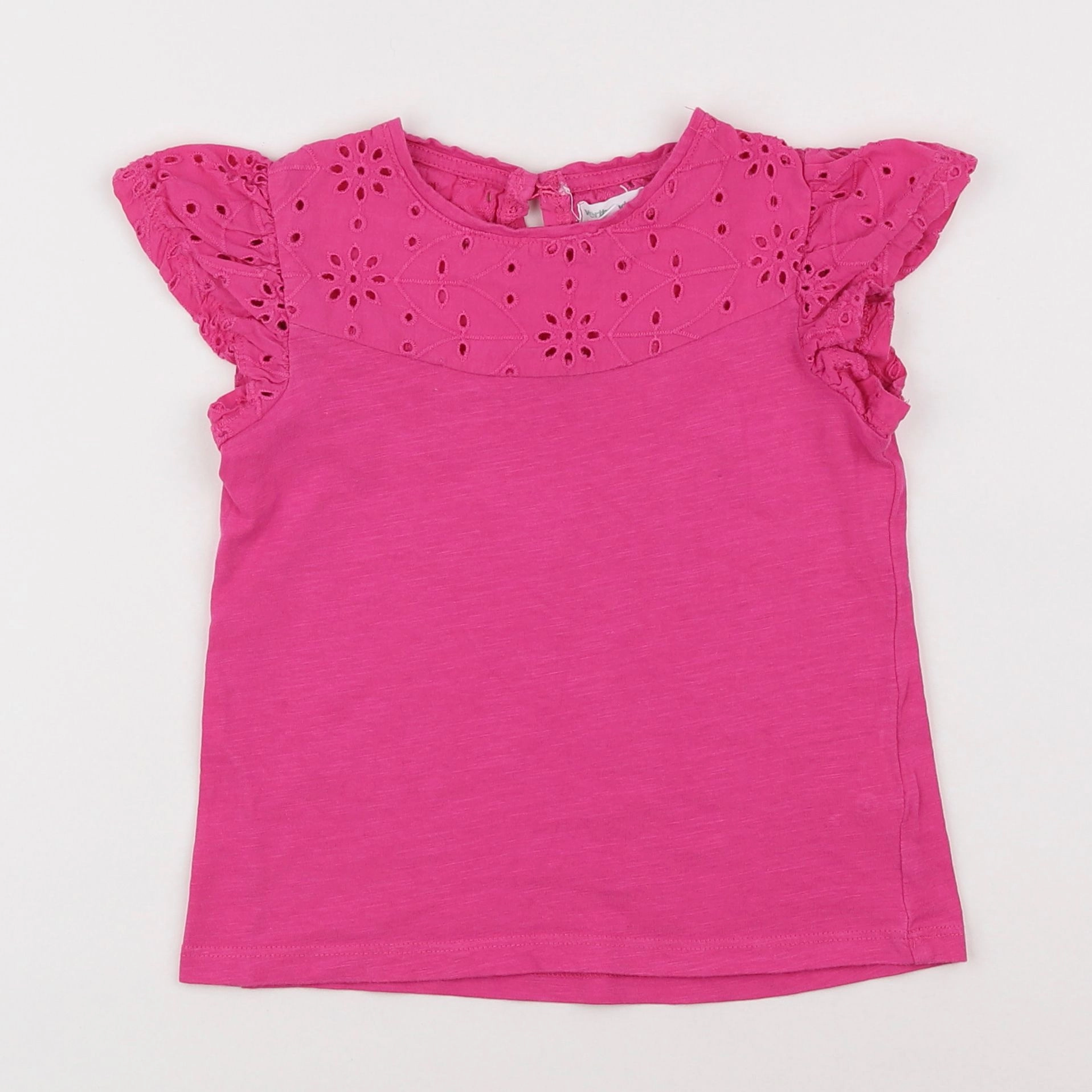 Vertbaudet - tee-shirt rose - 5 ans