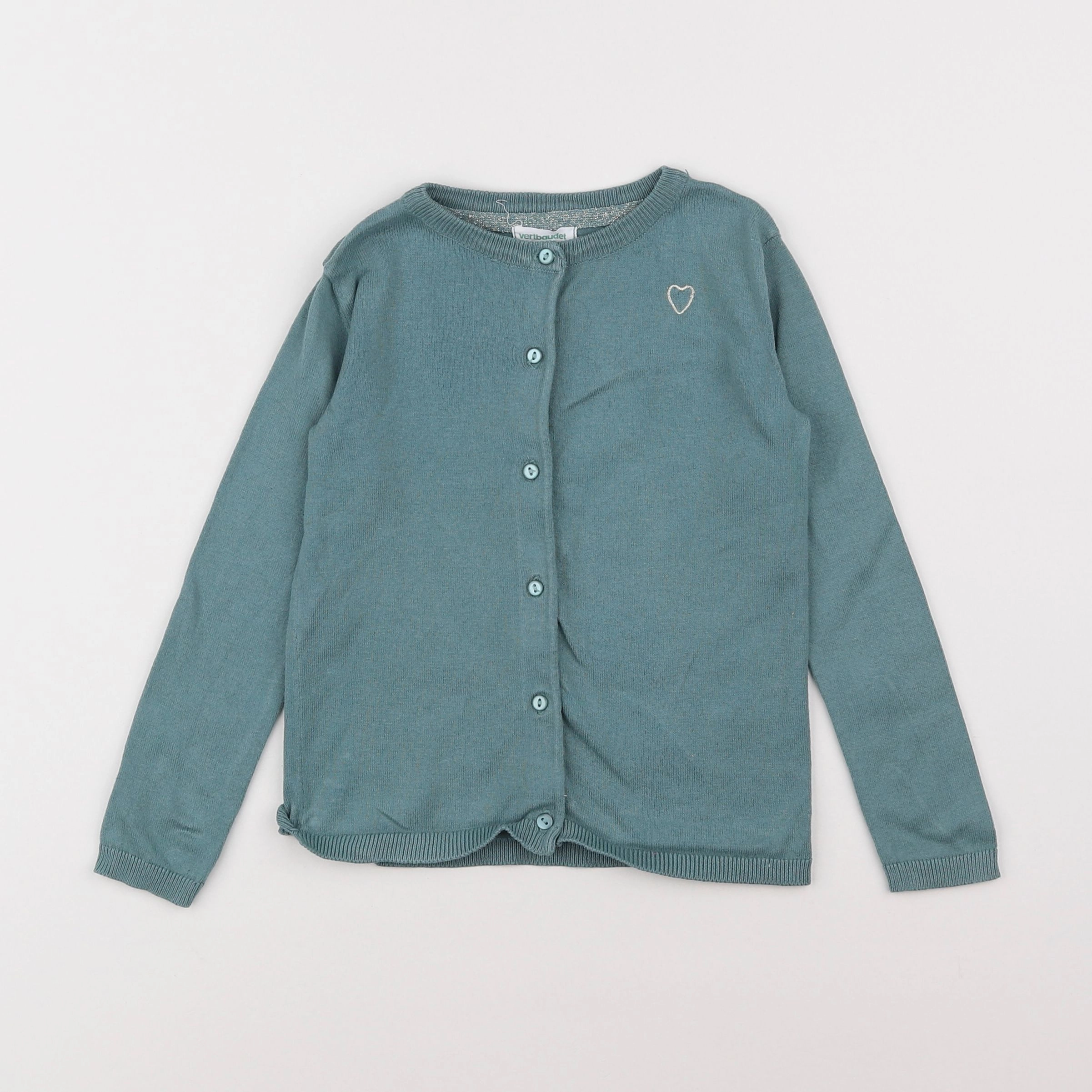 Vertbaudet - gilet vert - 3 ans