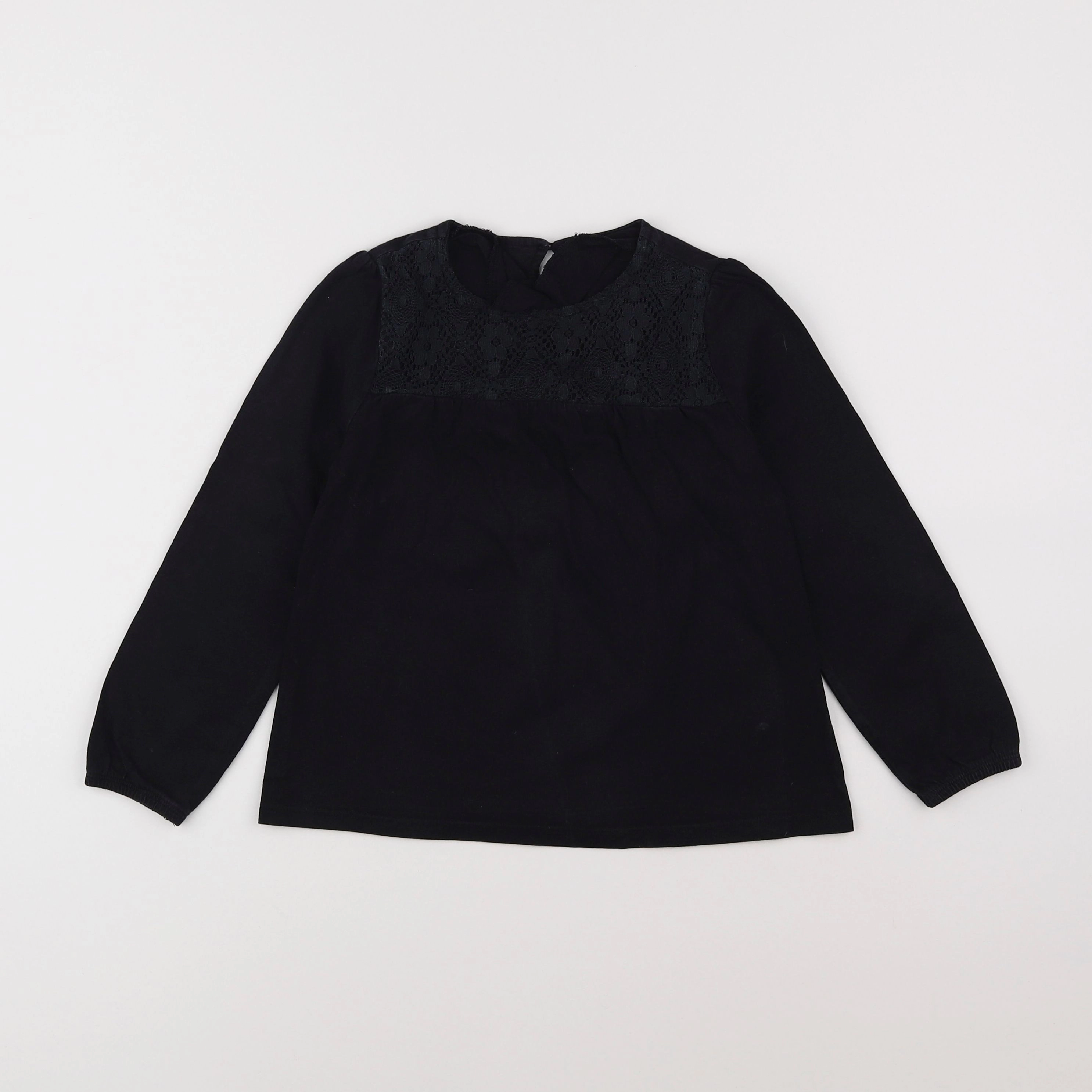 Vertbaudet - tee-shirt noir - 6 ans