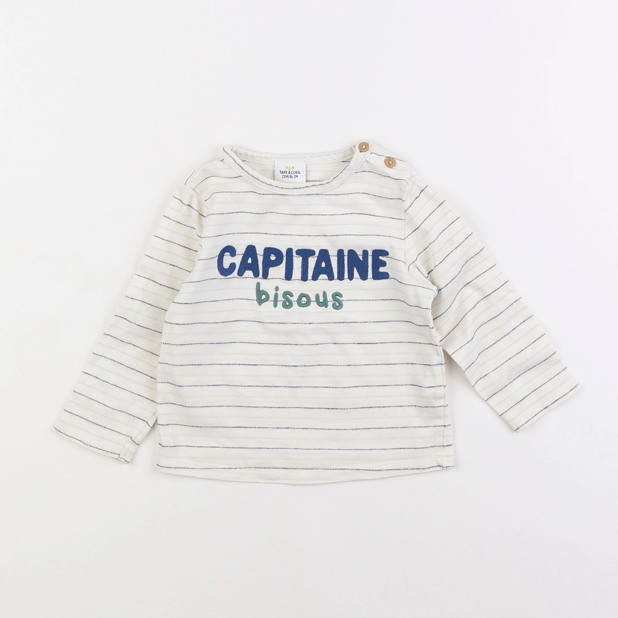 Tape à l'oeil - tee-shirt blanc - 2 ans