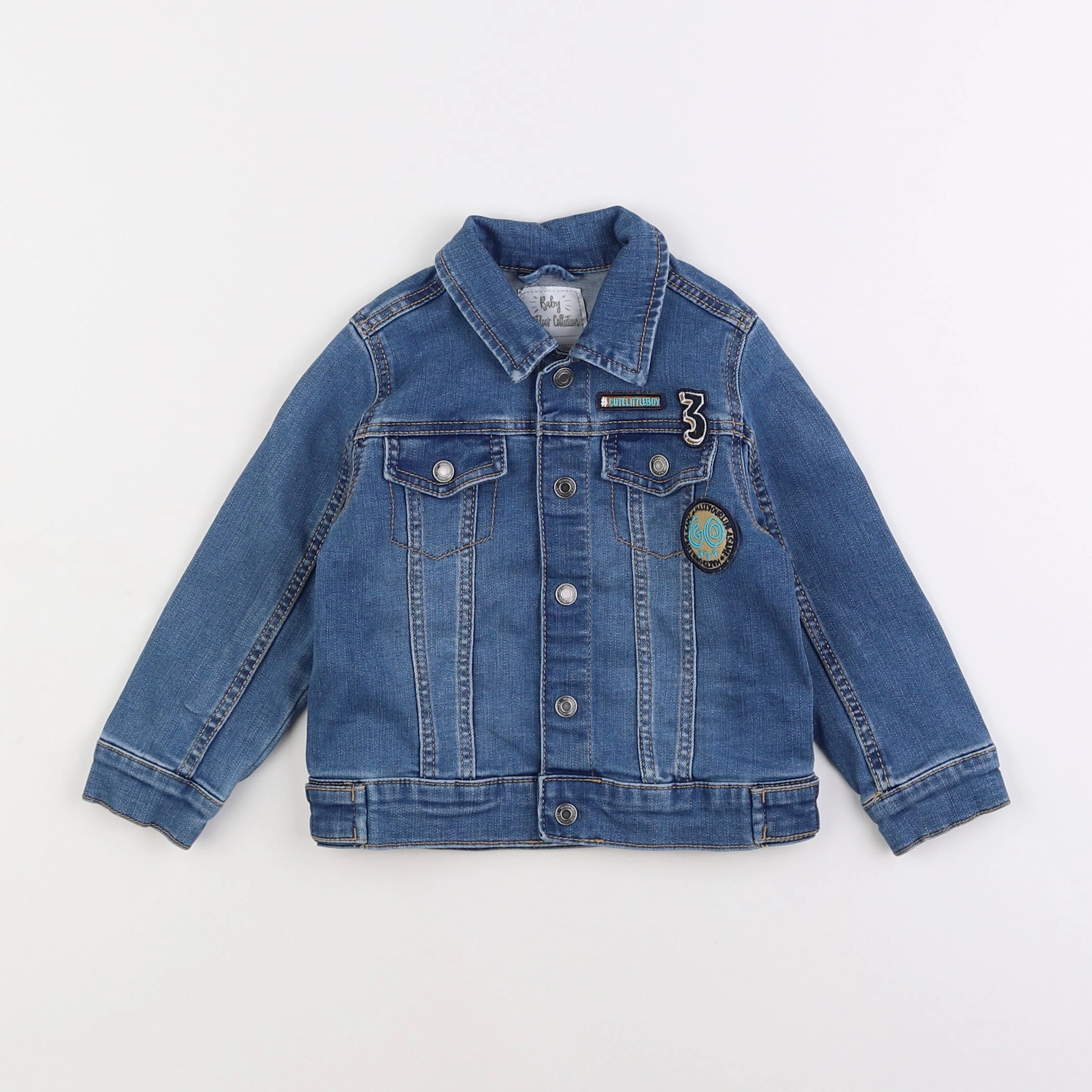 Vertbaudet - veste bleu - 2 ans