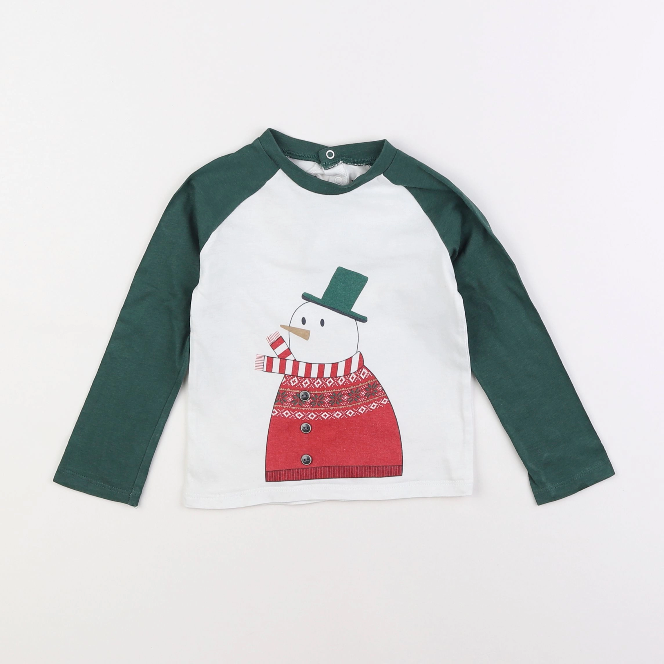 Vertbaudet - tee-shirt multicolore - 2 ans
