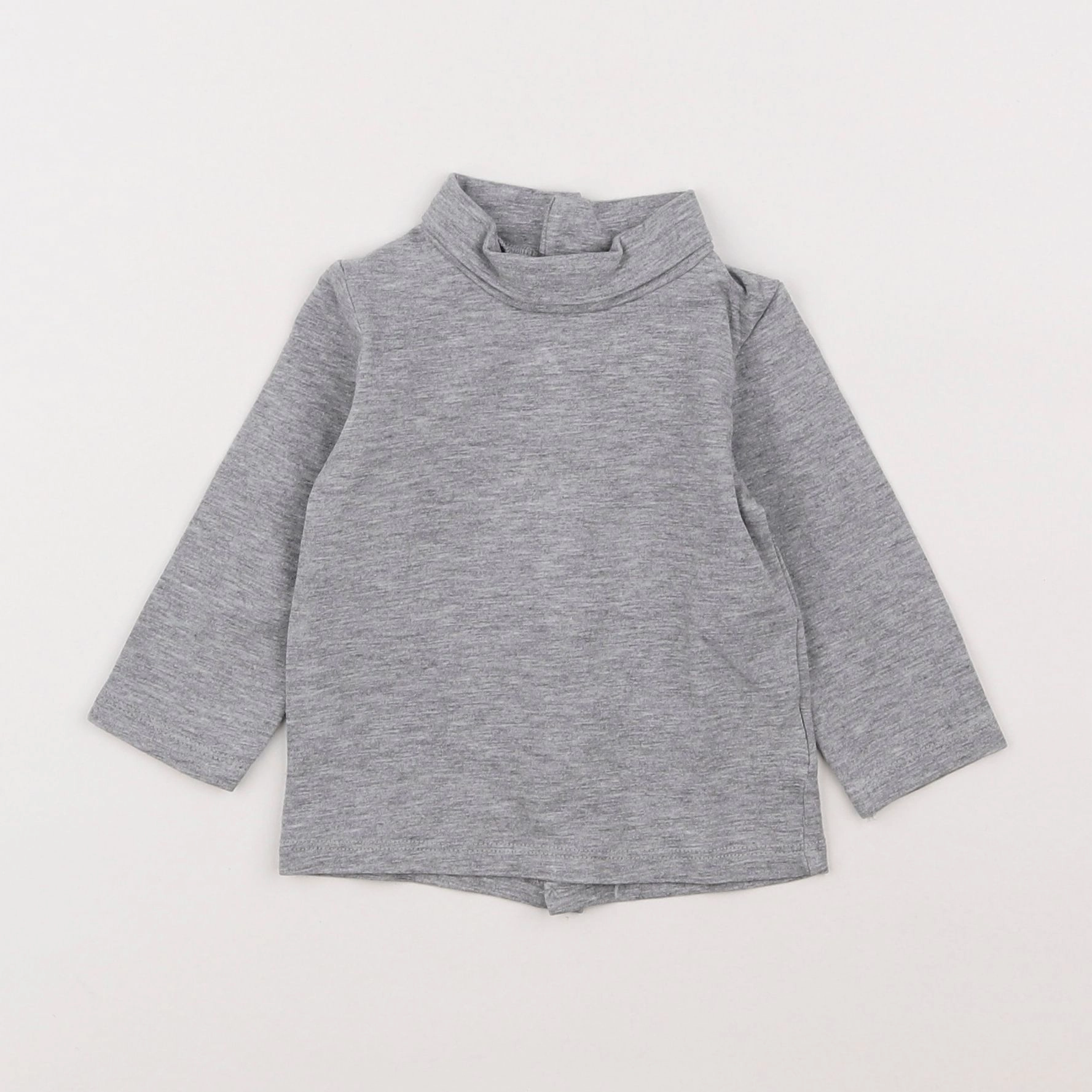 Vertbaudet - sous-pull gris - 6 mois