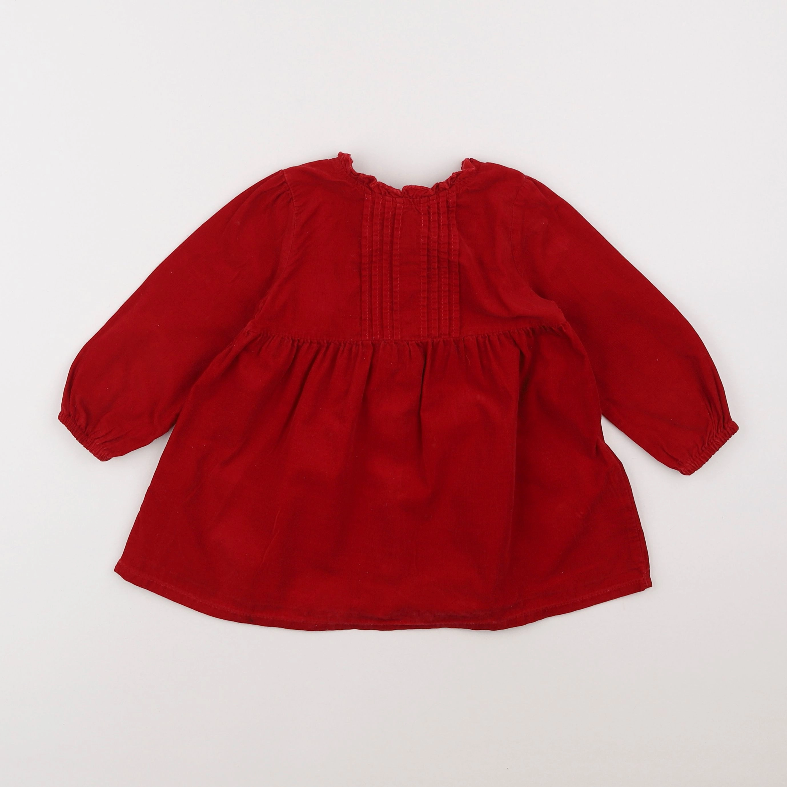 Vertbaudet - robe rouge - 2 ans