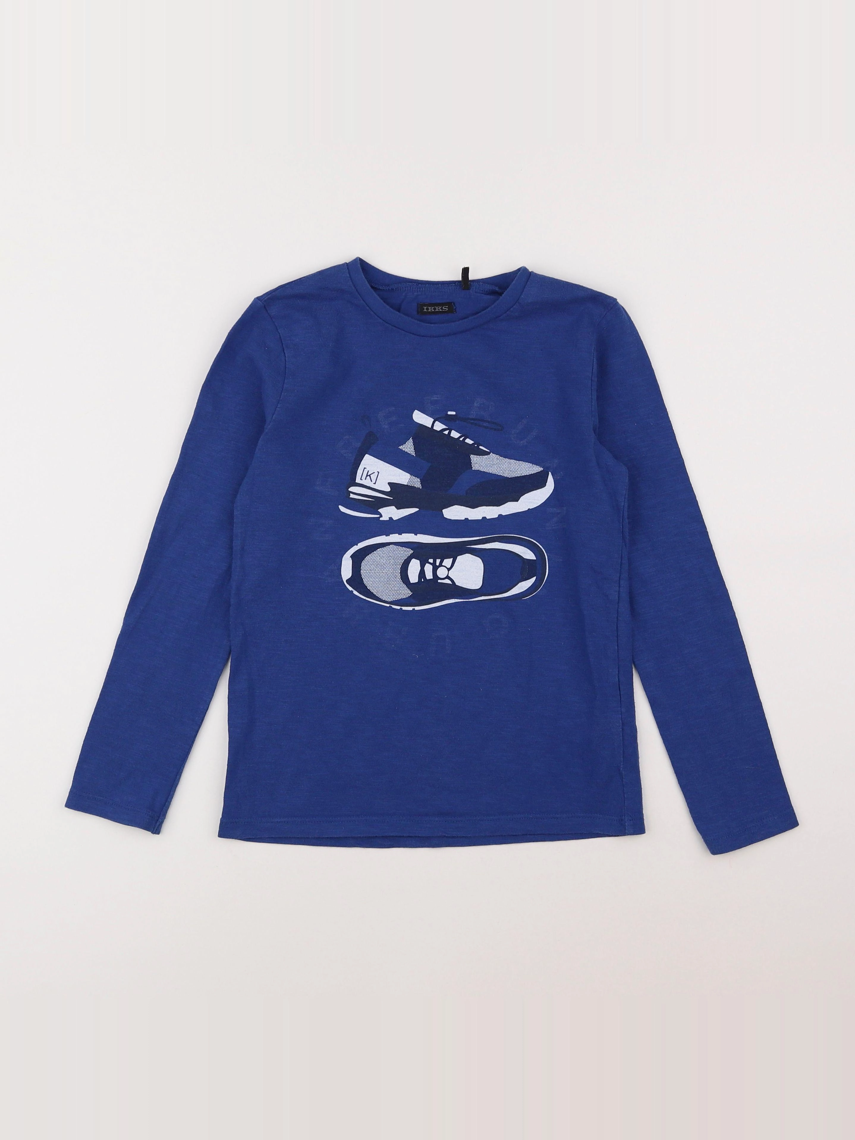 IKKS - tee-shirt bleu - 8 ans