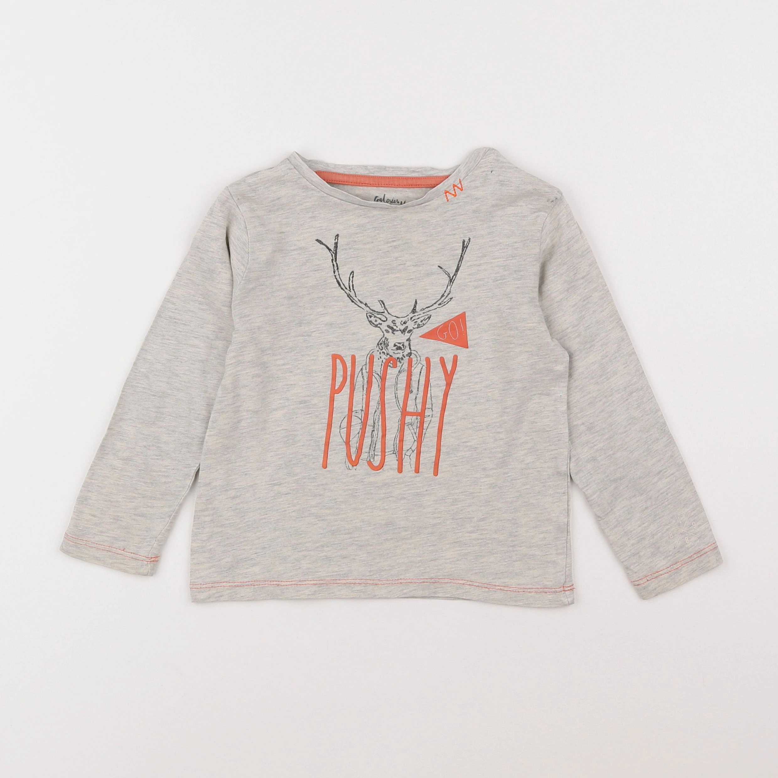 Galeries Lafayette - tee-shirt gris - 3 ans