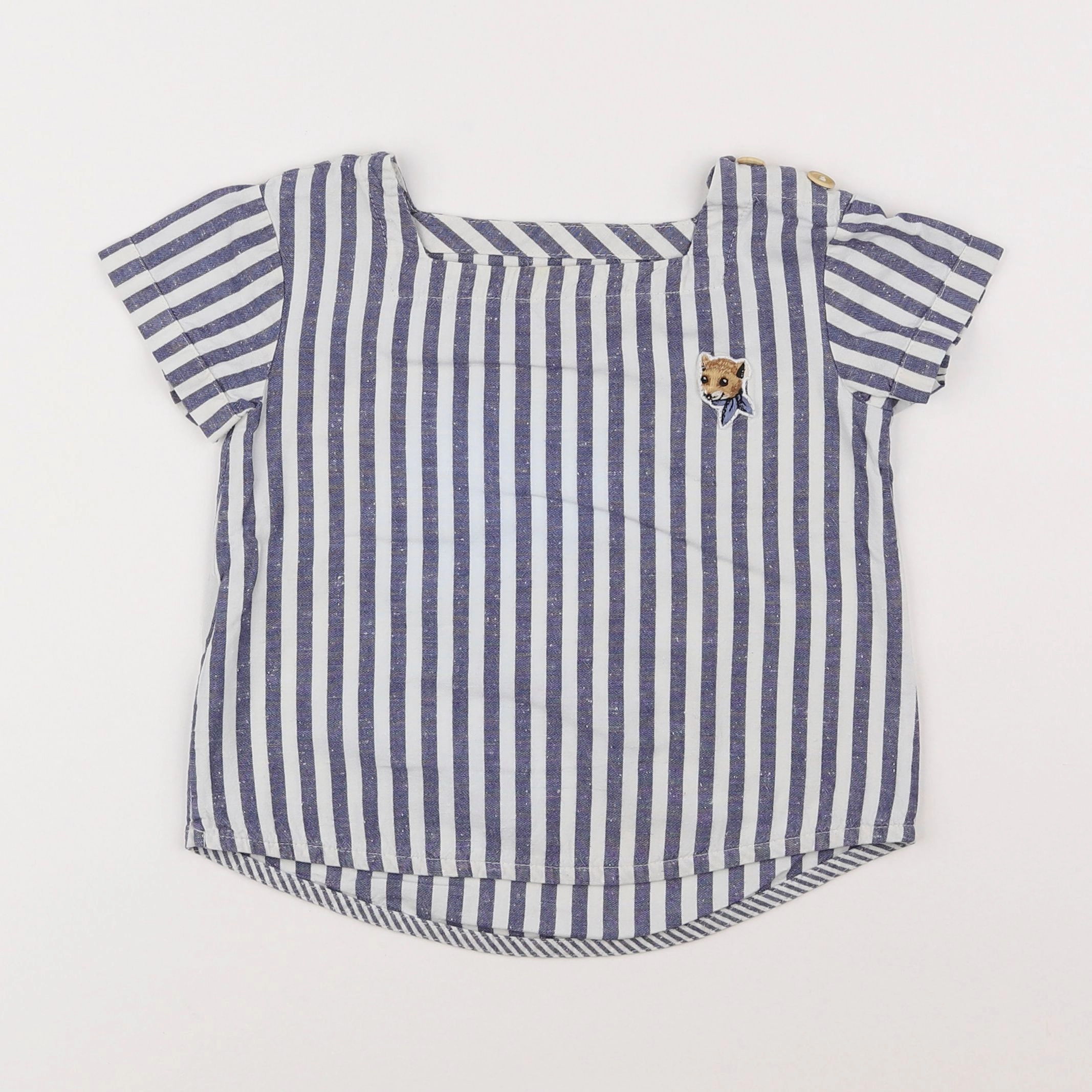 Loir Paris - chemise bleu - 4 ans