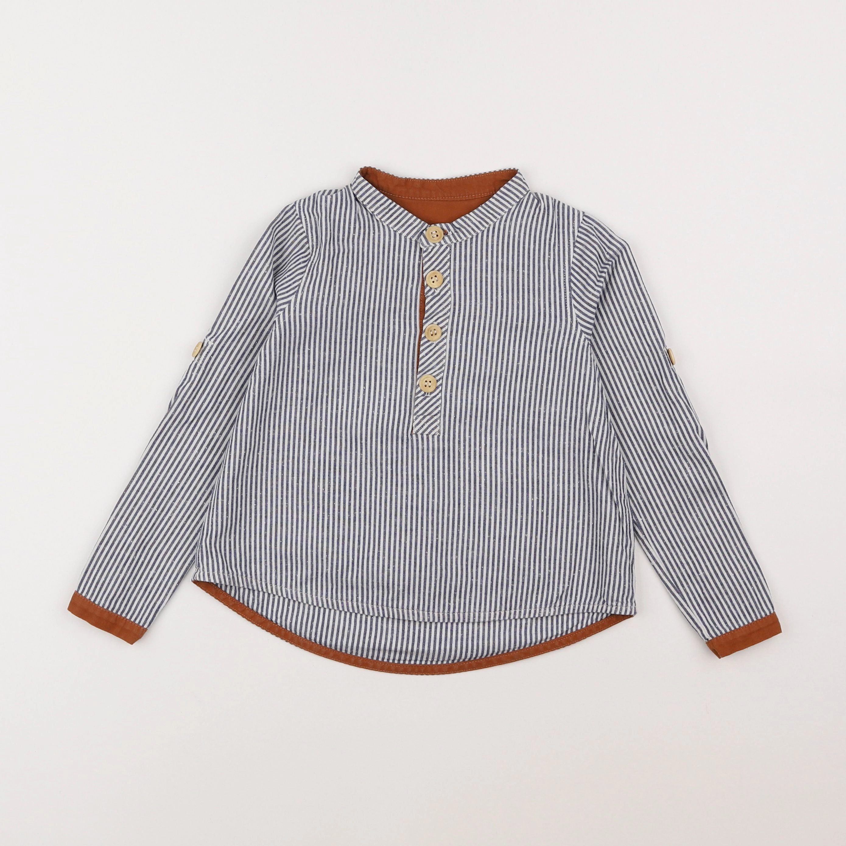 Loir Paris - chemise bleu - 4 ans