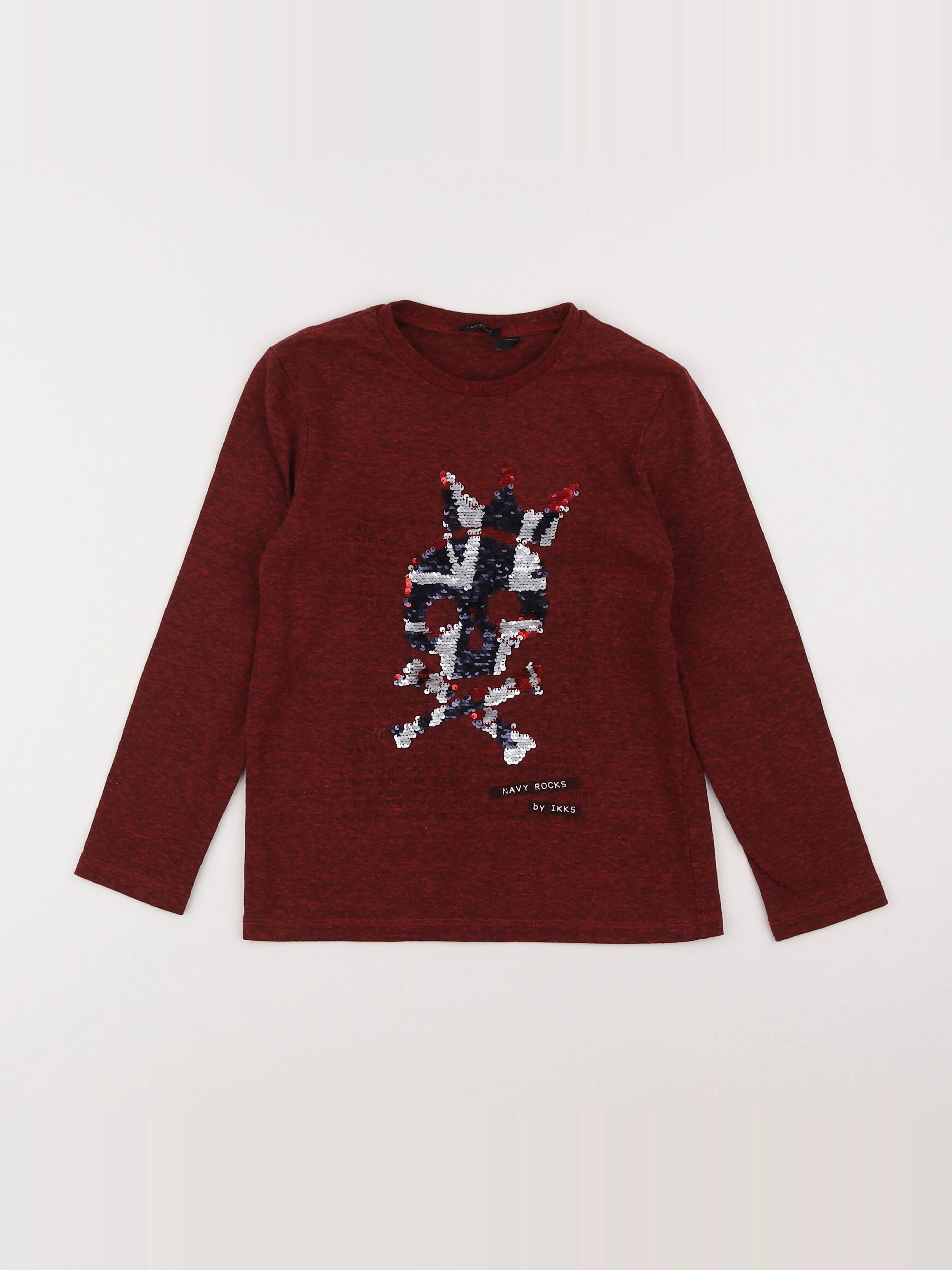 IKKS - tee-shirt rouge - 6 ans