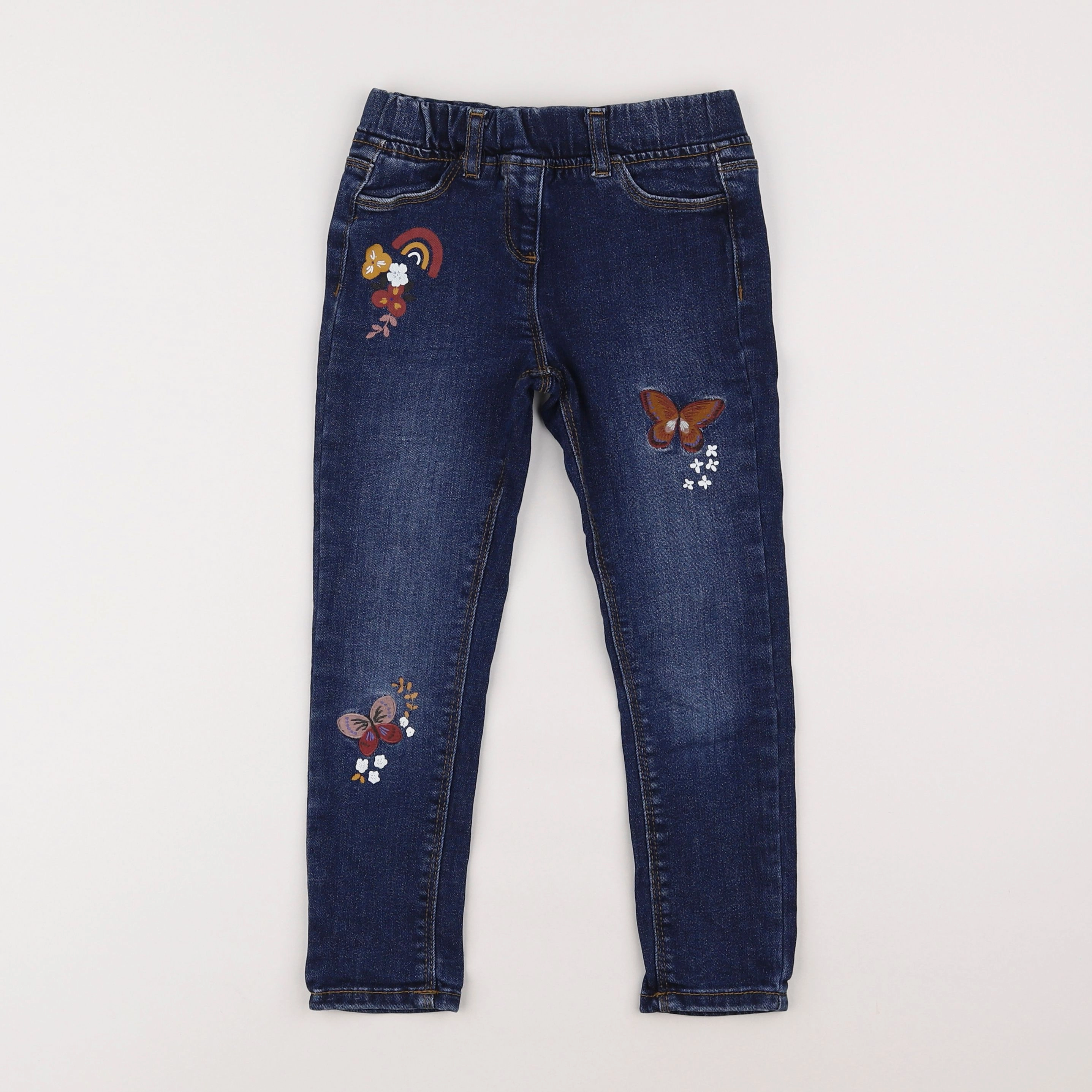 Vertbaudet - jegging bleu - 5 ans