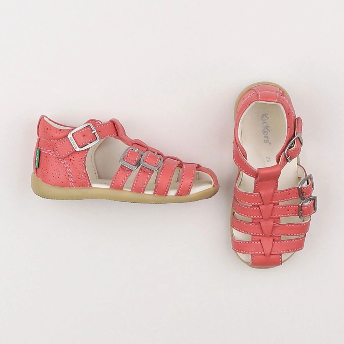 Kickers - sandales rose - pointure 23