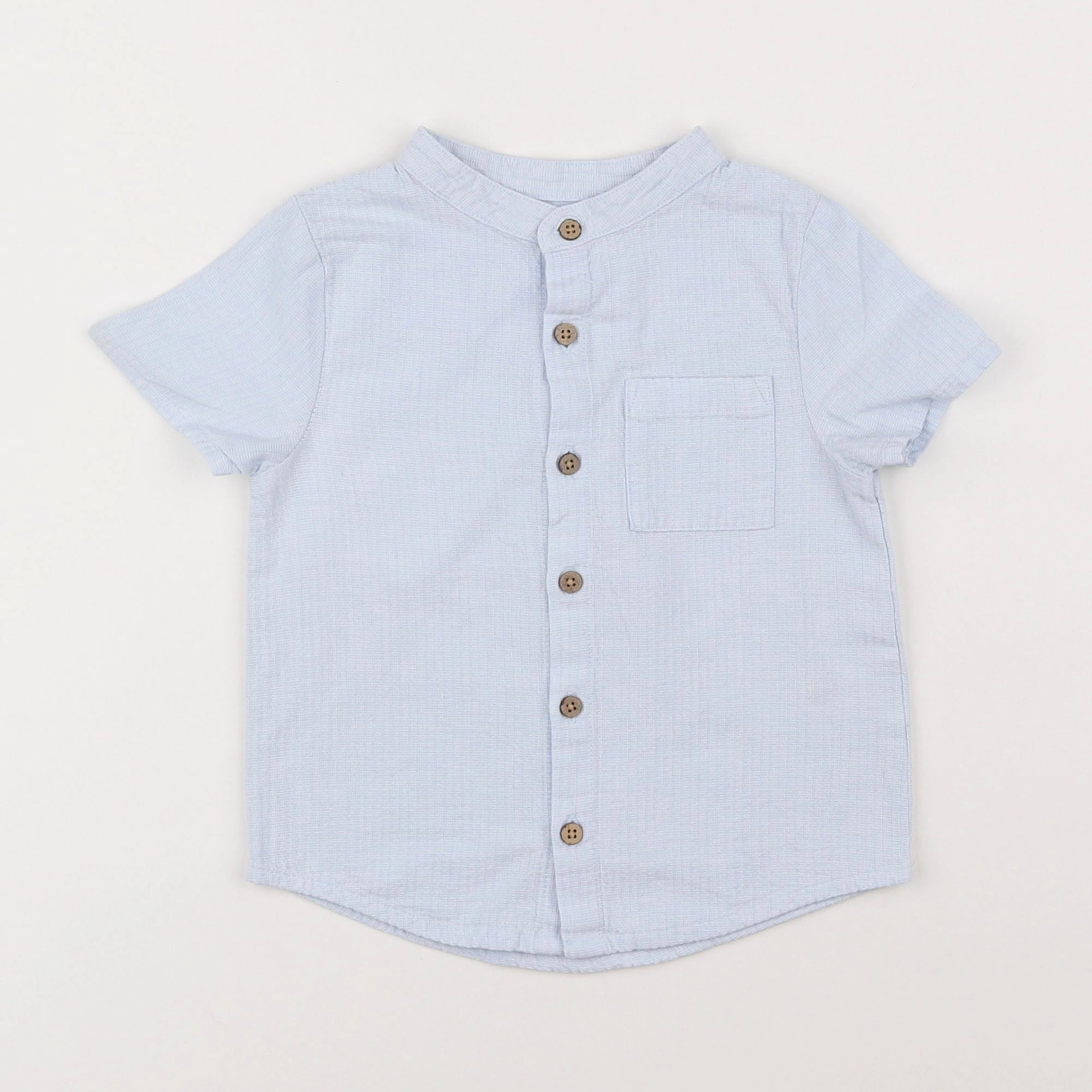 Little Cigogne - chemise bleu - 3 ans