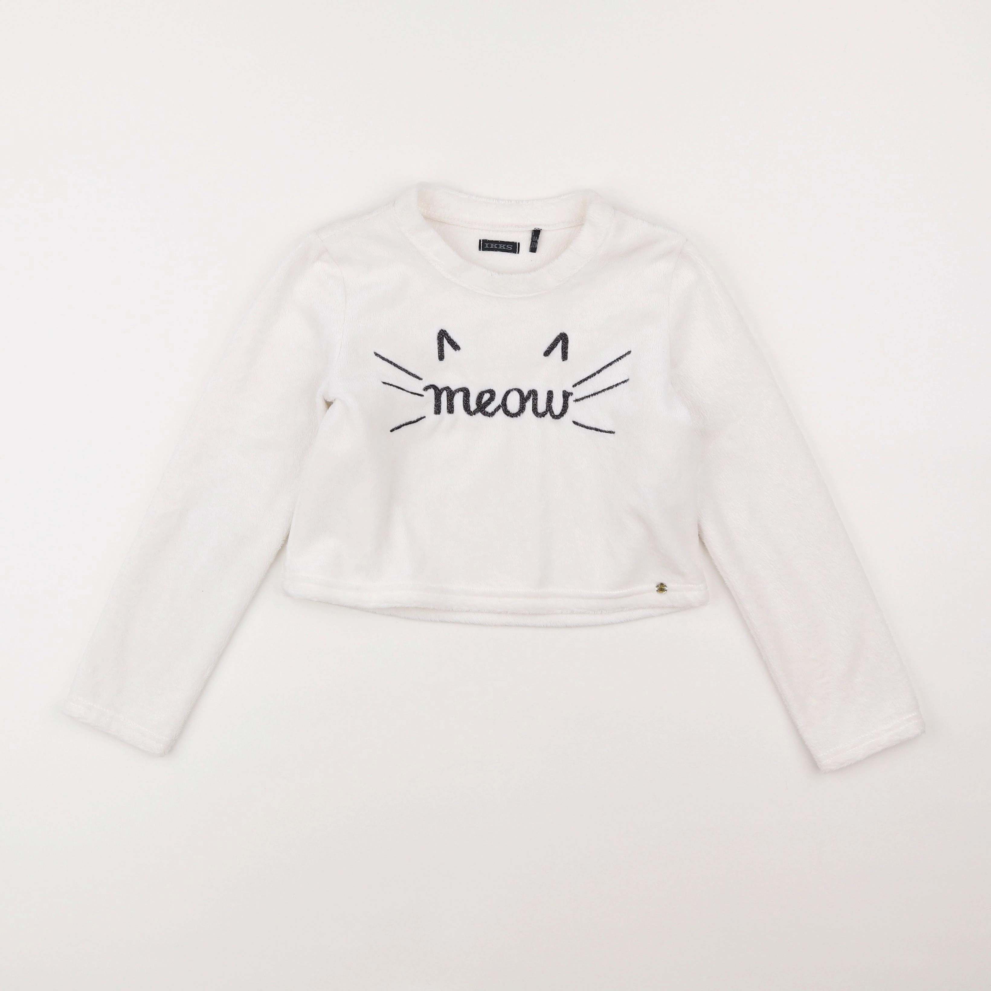 IKKS - sweat blanc - 8 ans