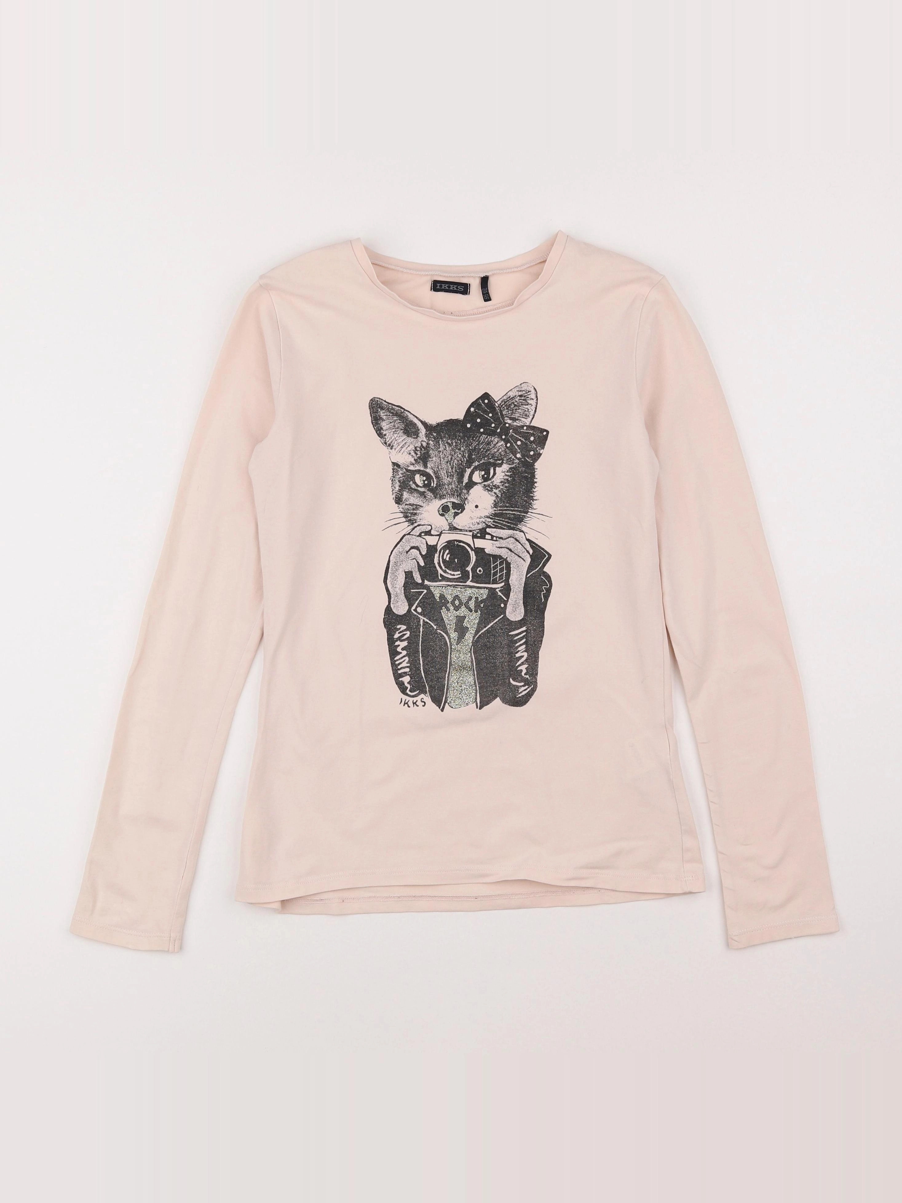 IKKS - tee-shirt rose - 12 ans