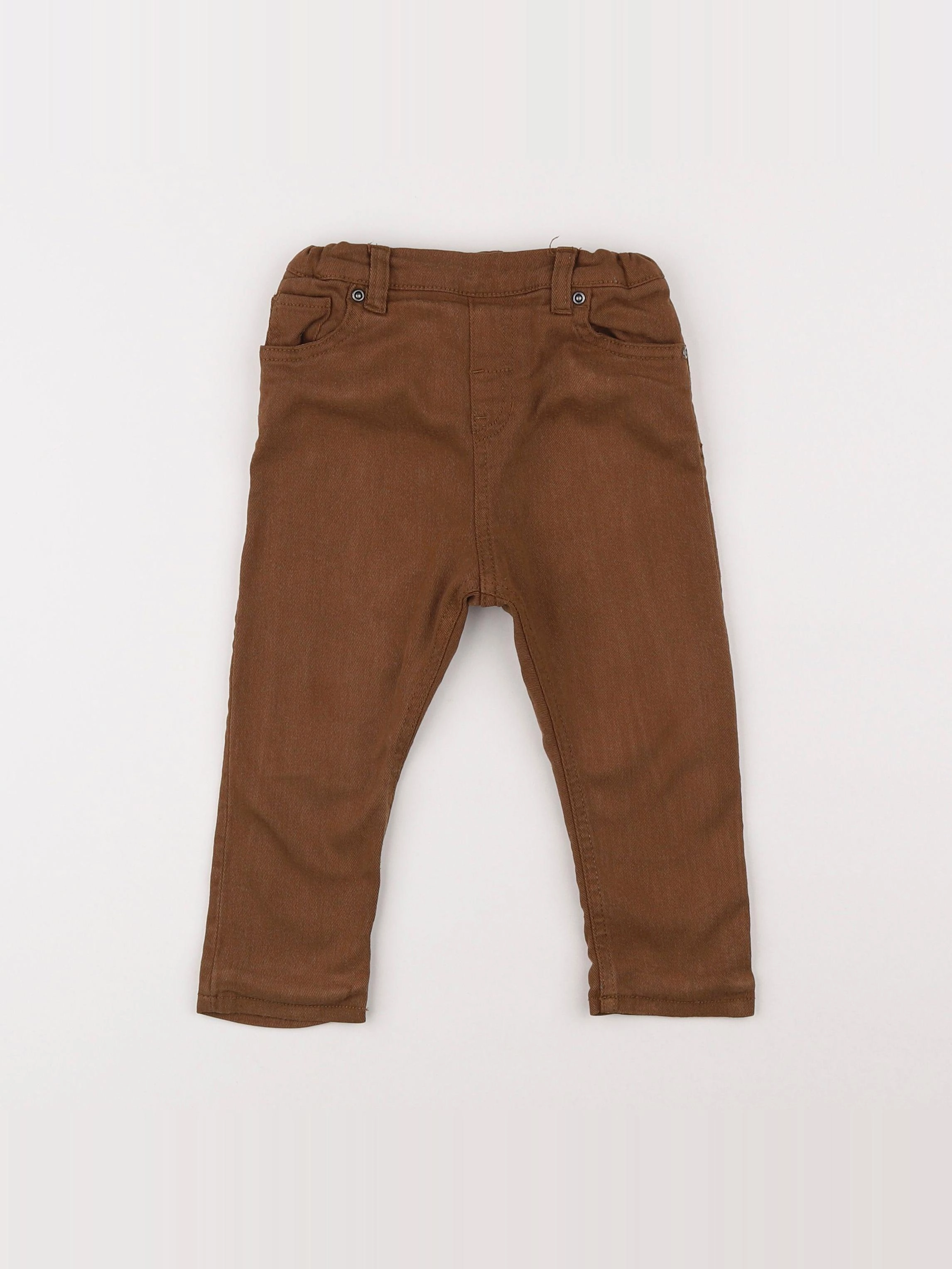 H&M - jean marron - 12/18 mois