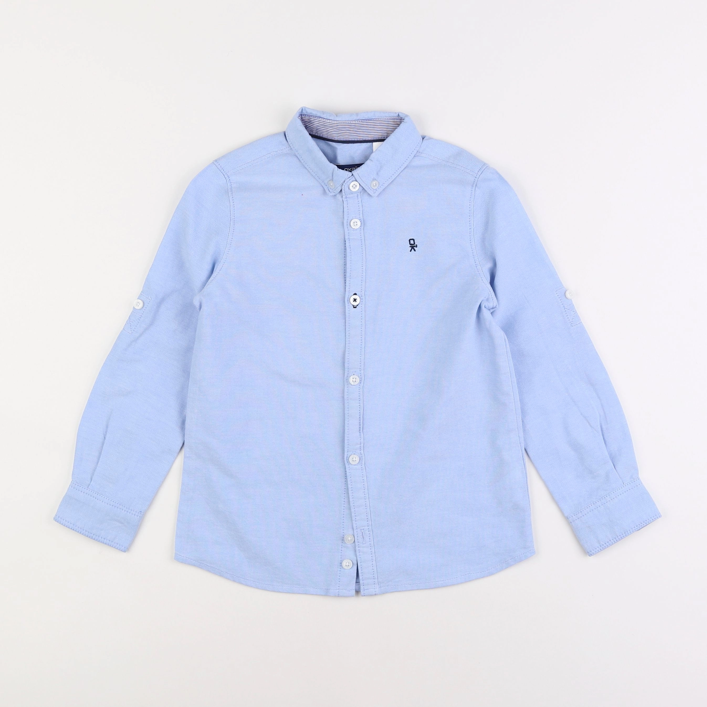 Okaidi - chemise bleu - 6 ans