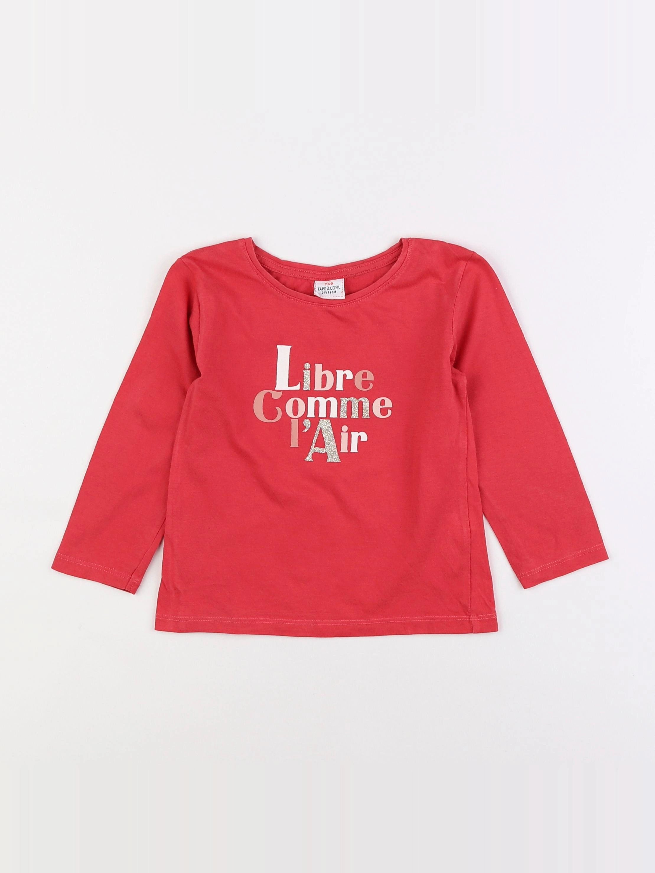 Tape à l'oeil - tee-shirt rose - 3 ans