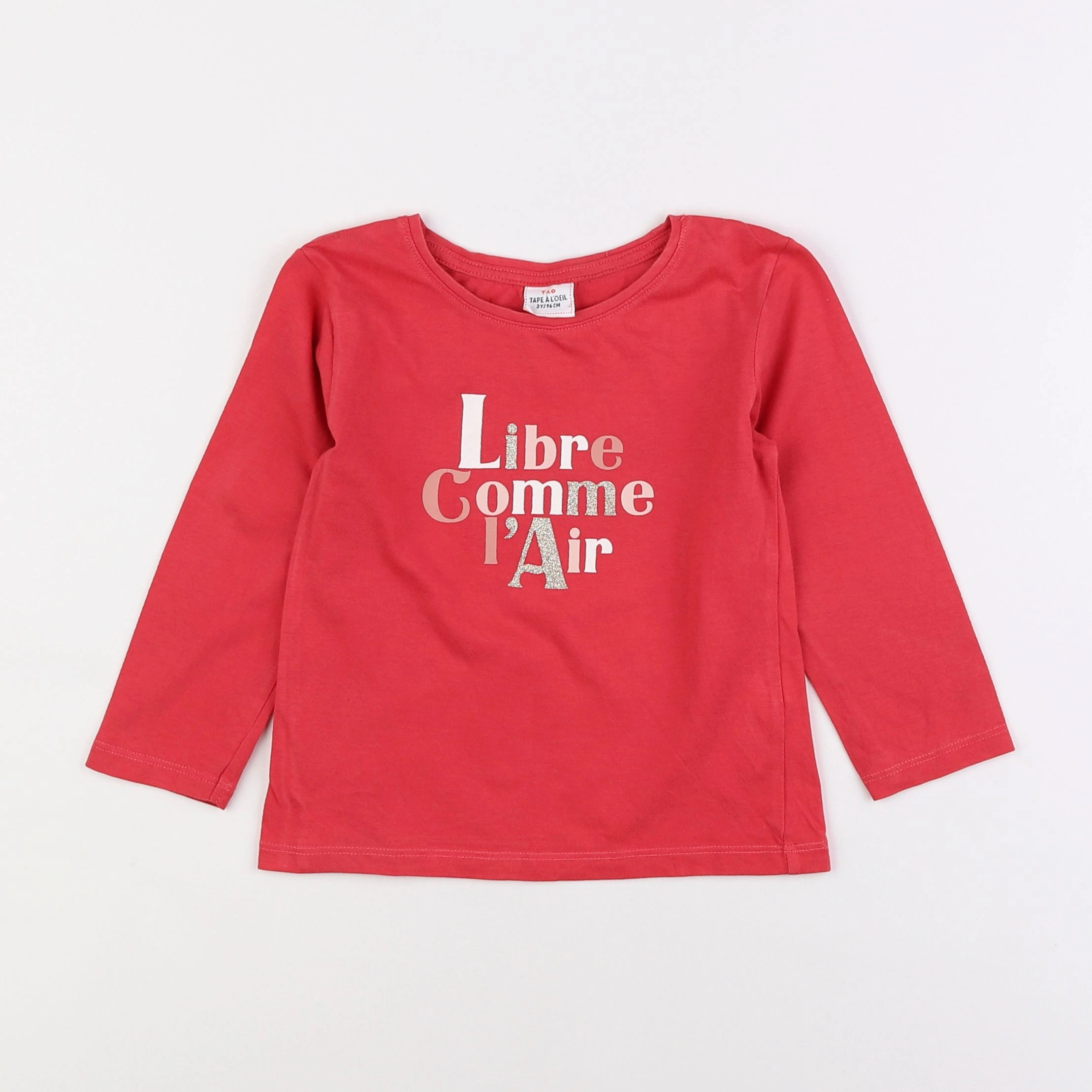 Tape à l'oeil - tee-shirt rose - 3 ans